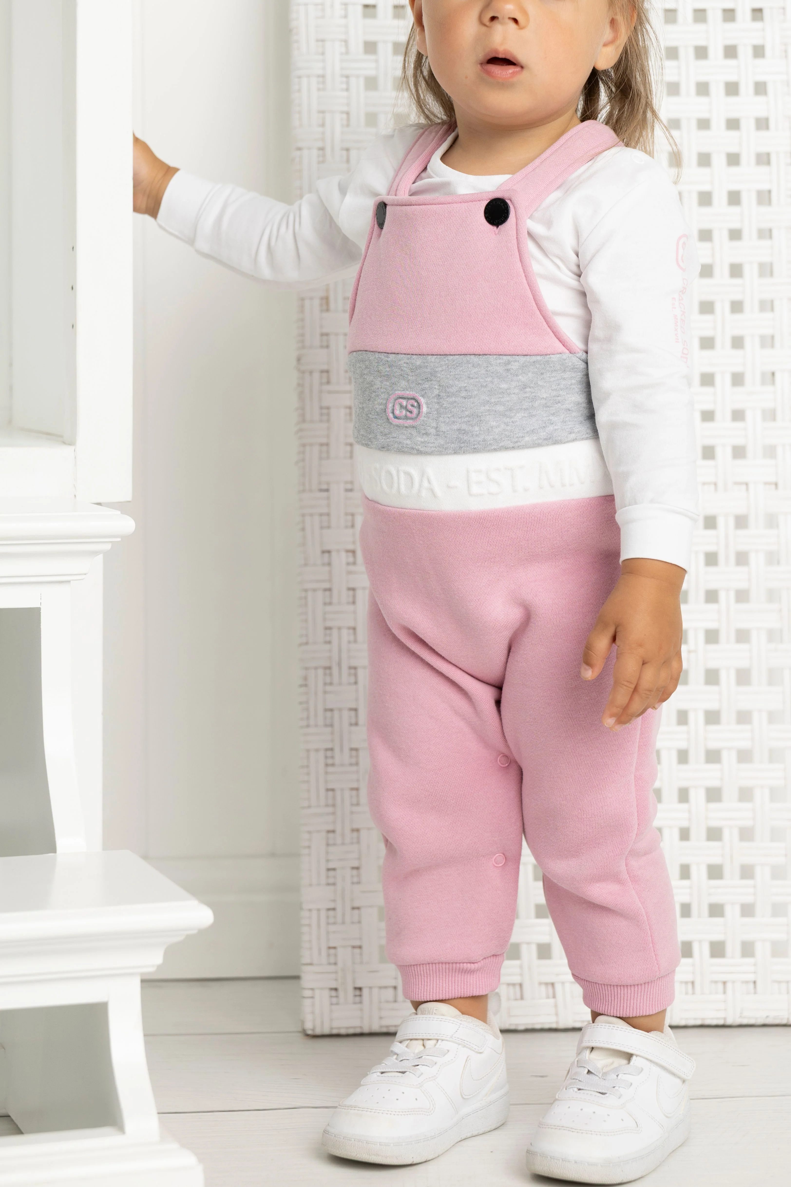 Nova Detailed Overalls Set - Blush - Image 7