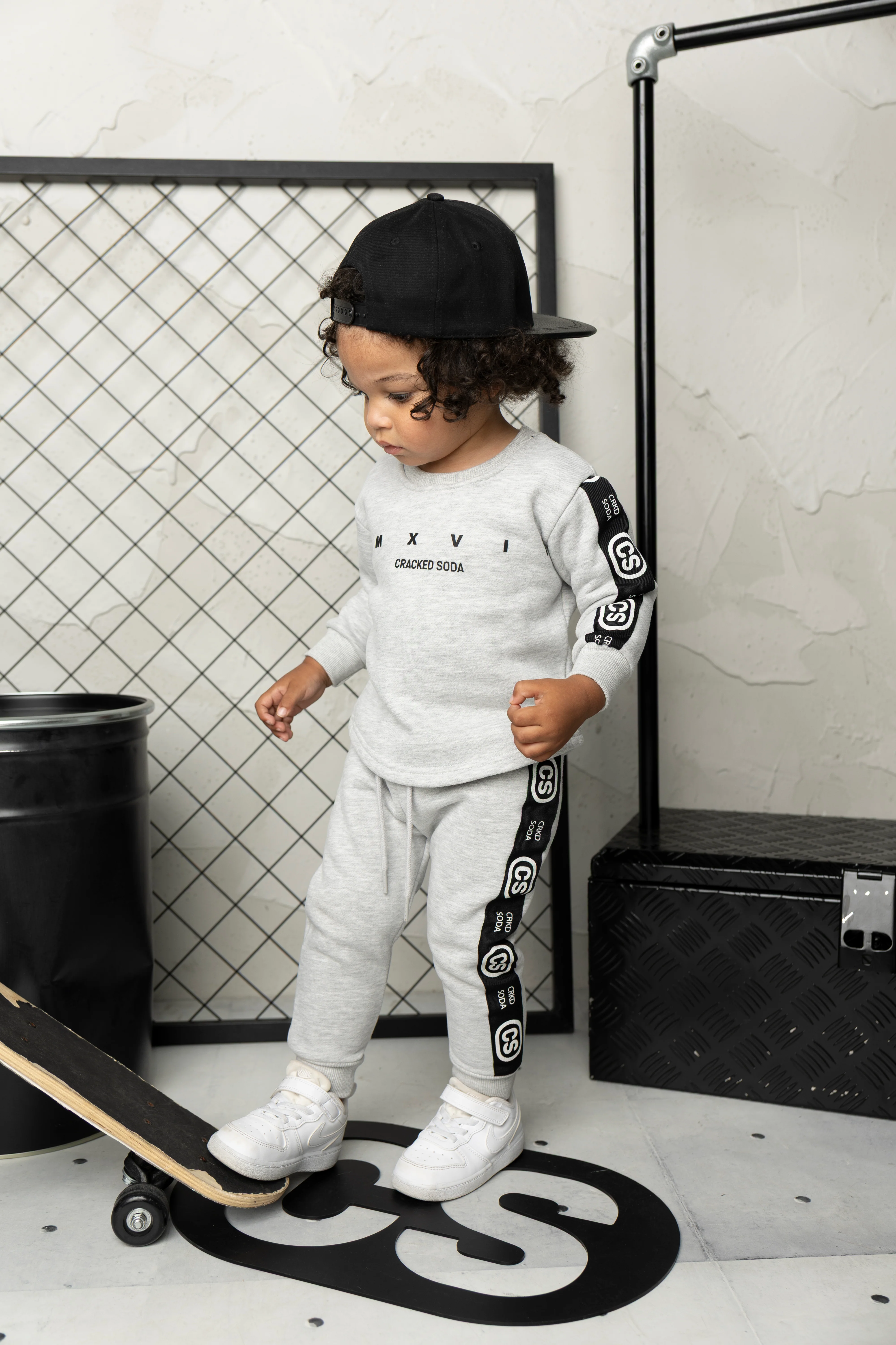Oaklen Detail Crew Set - Grey Marl - Image 2