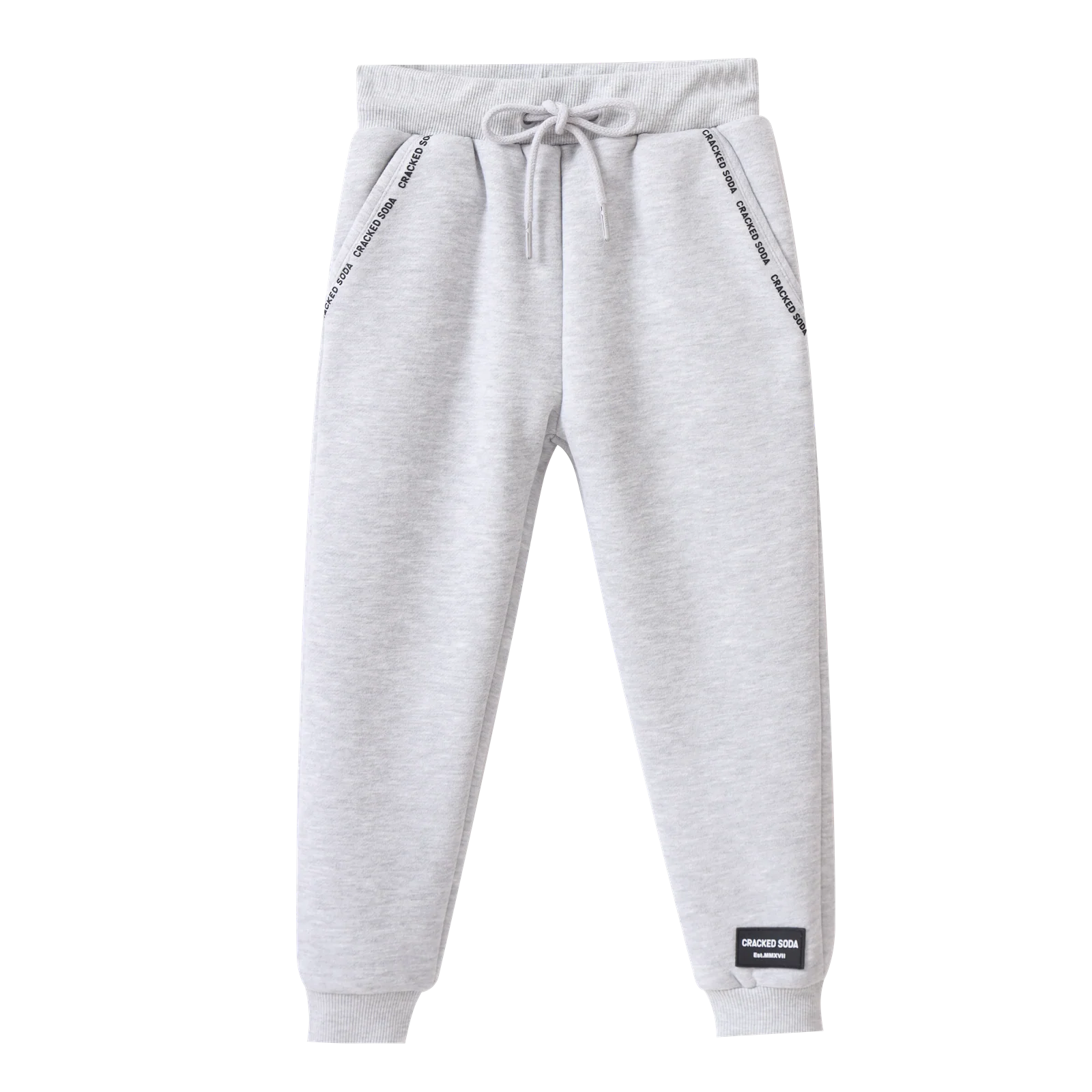 Oaklen Detail Pocket Trackpant  - Grey Marl - Image 3