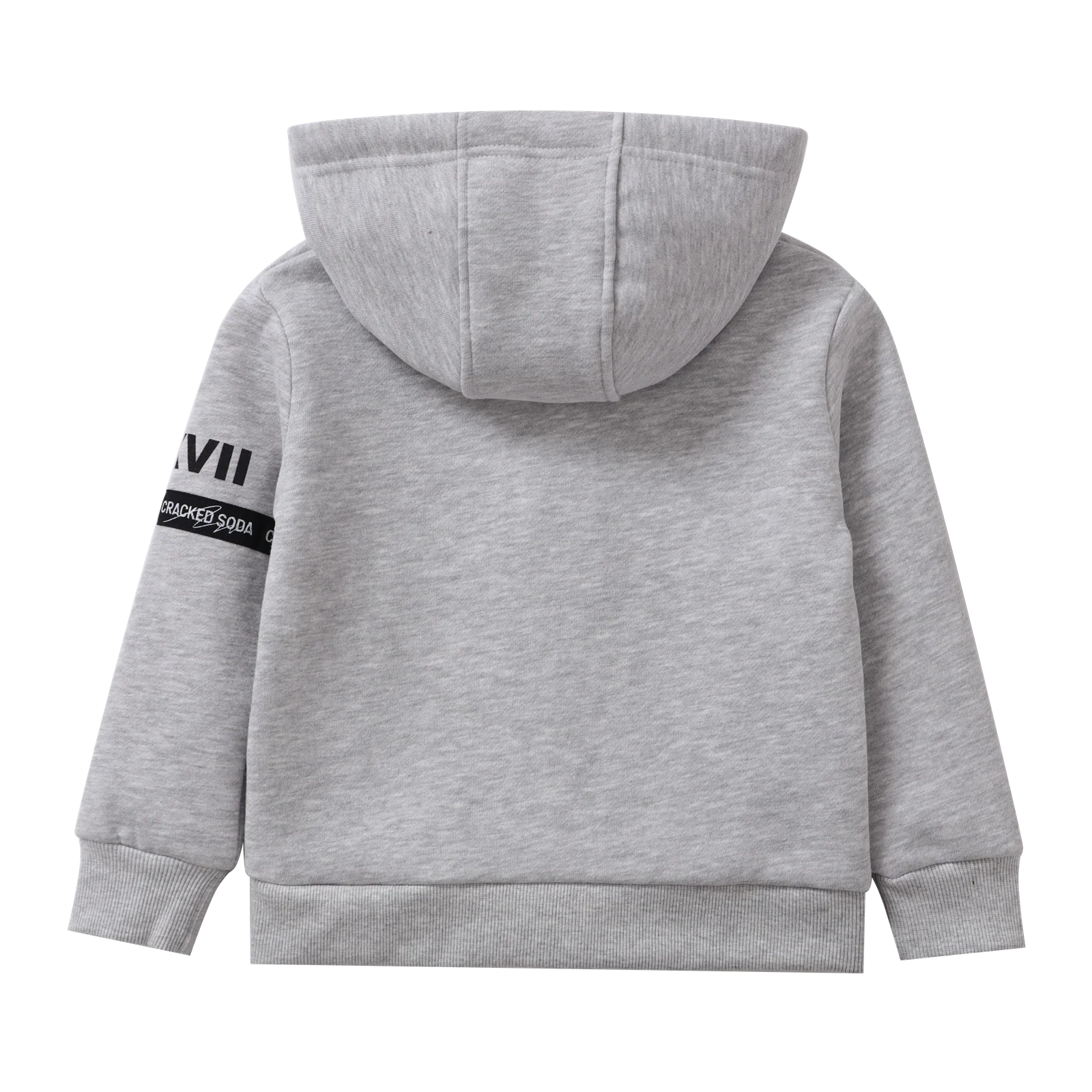 Oaklen Hooded Fleece Jacket - Grey Marl - Image 8