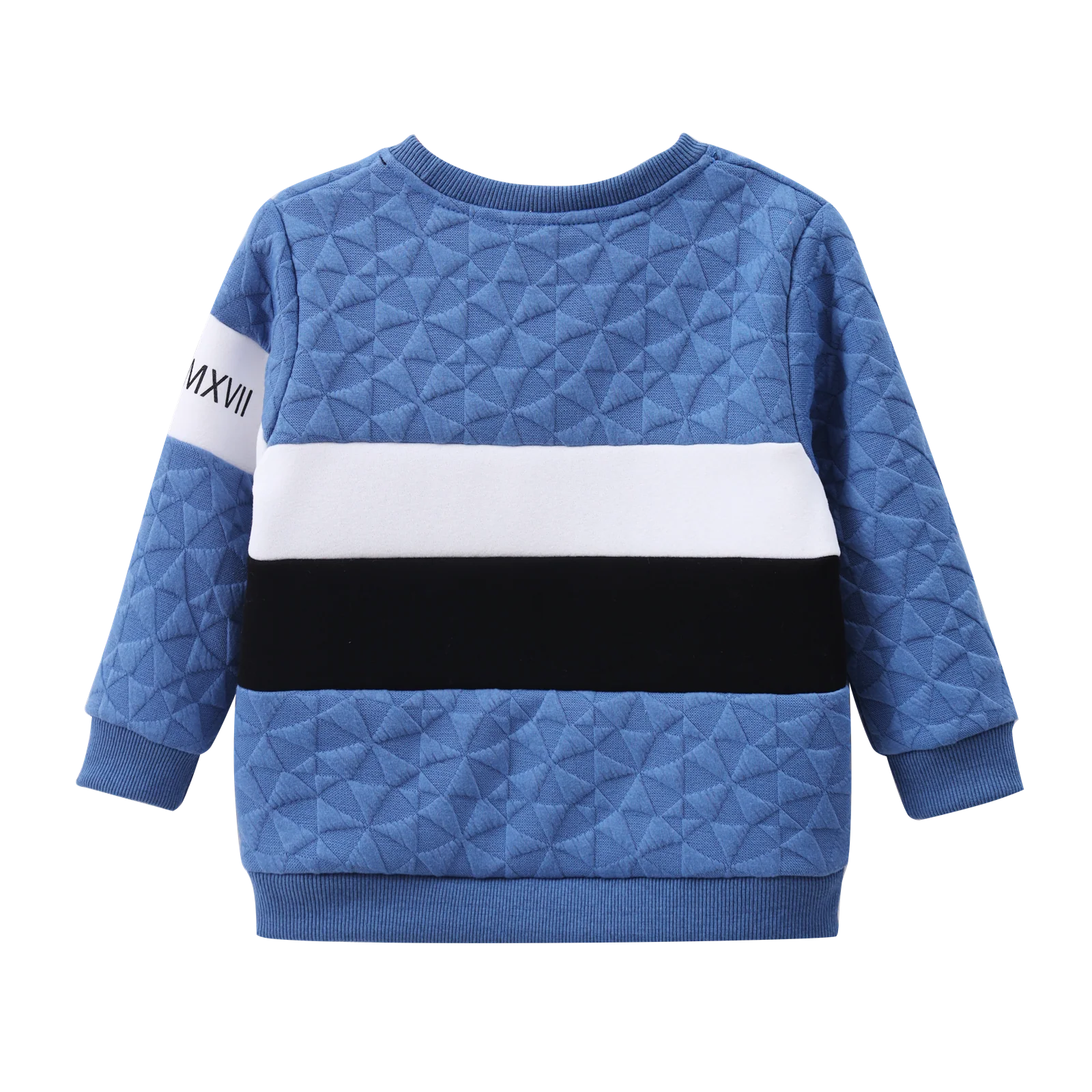 Oscar Textured Crew - Blue - Image 6