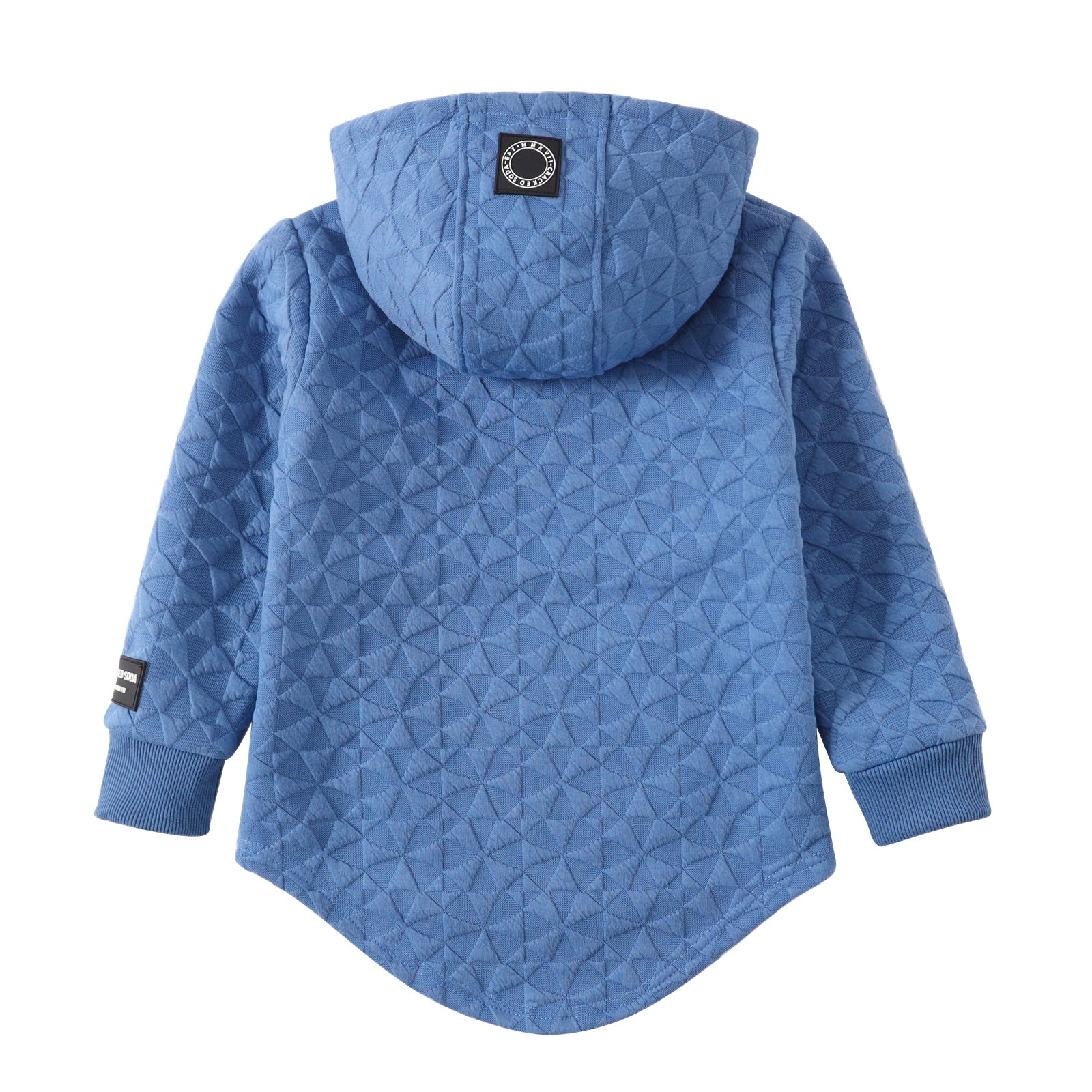 Oscar Textured Hoodie - Blue - Image 6