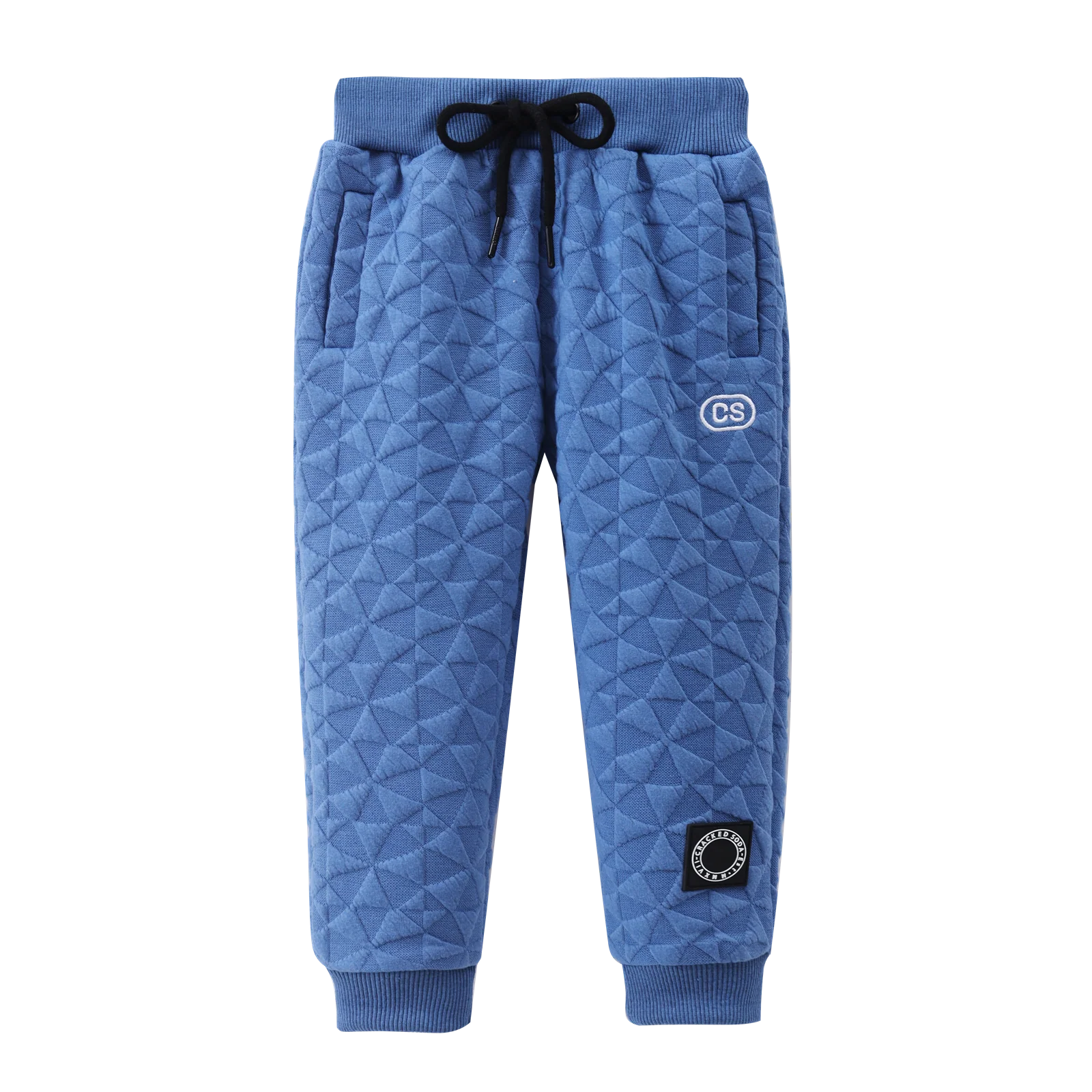 Oscar Textured Trackpants - Blue - Image 3