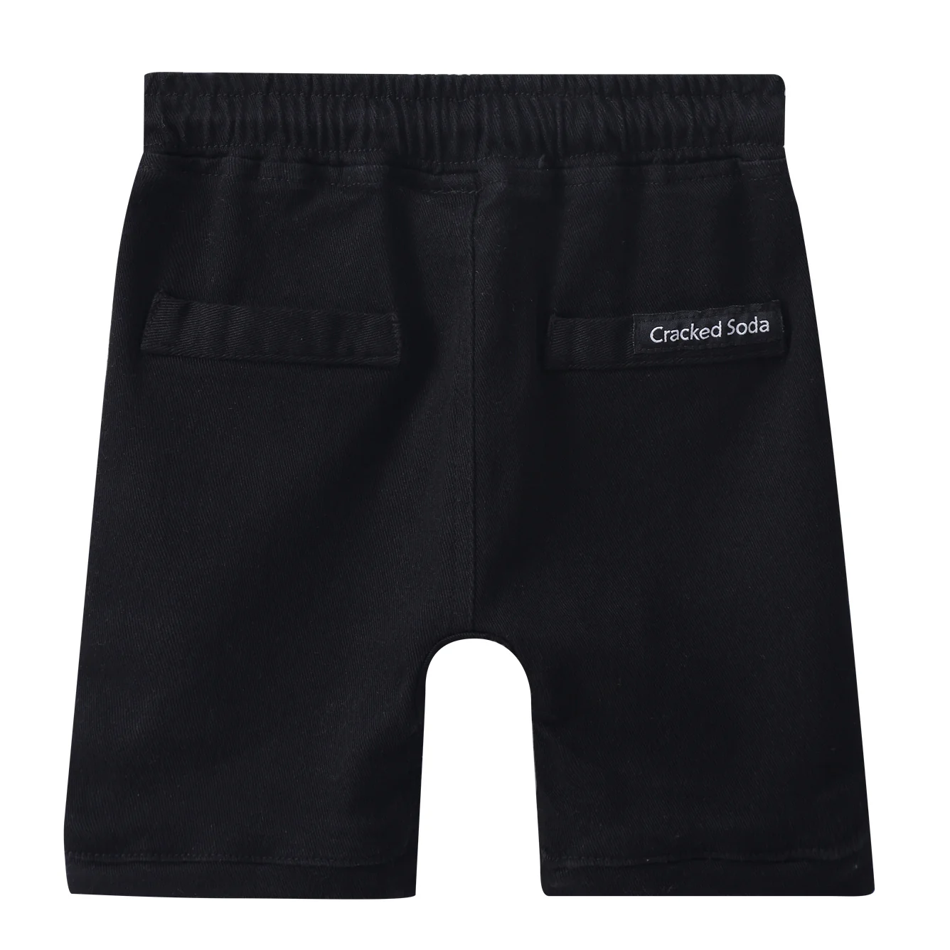 Parker CS Denim Detail Shorts - Black - Image 3