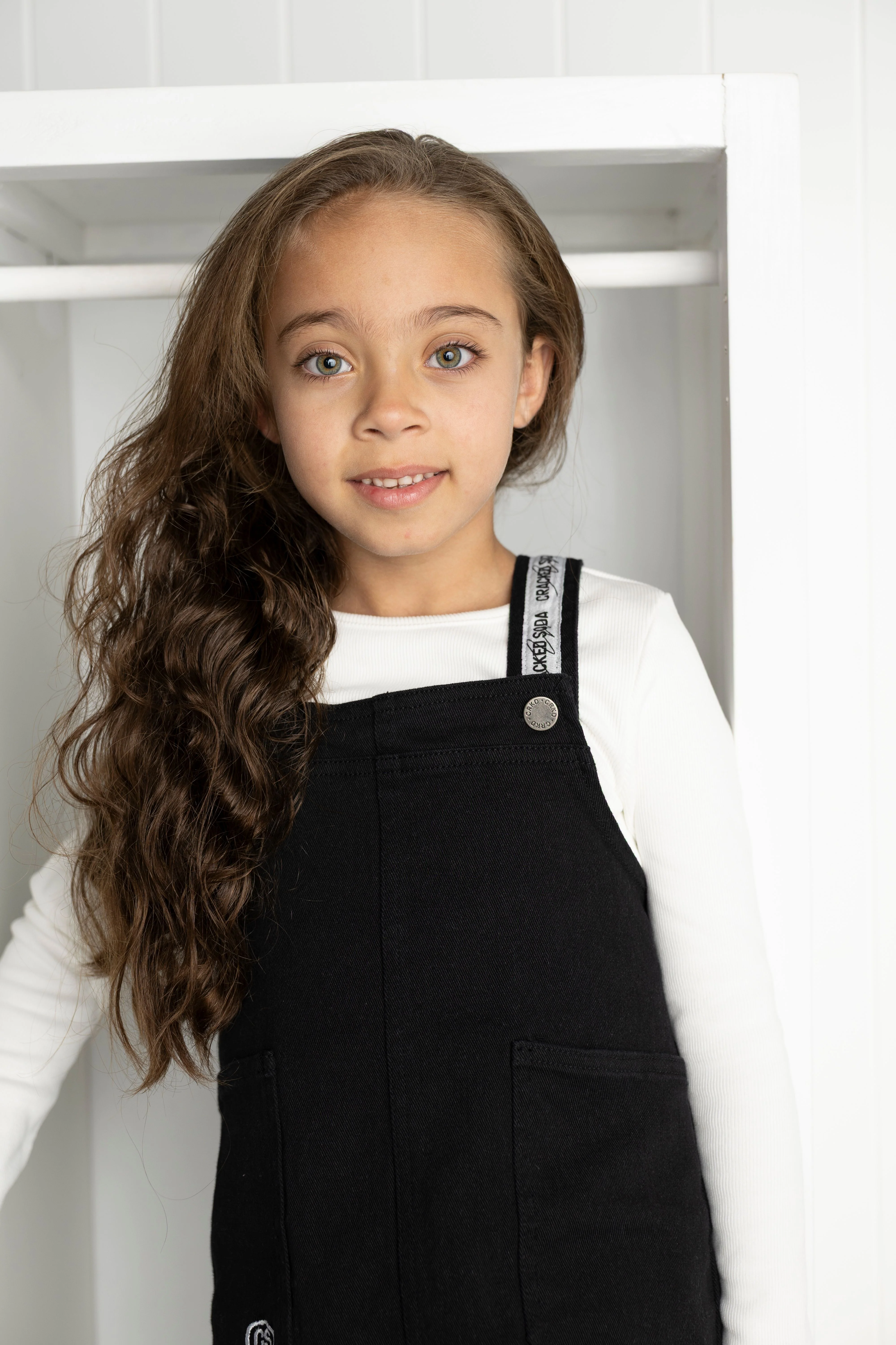 Polly Detailed Pinafore - Black - Image 3