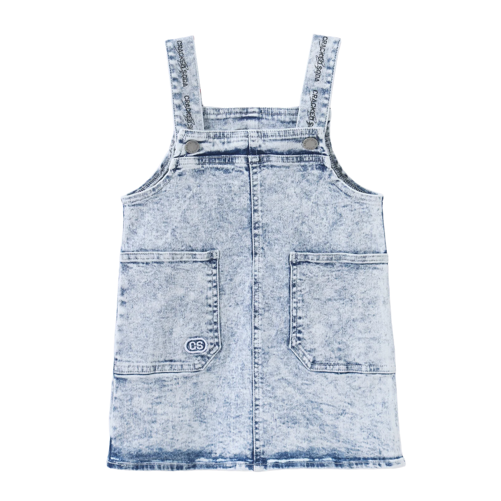 Polly Detailed Pinafore - Denim Blue - Image 10
