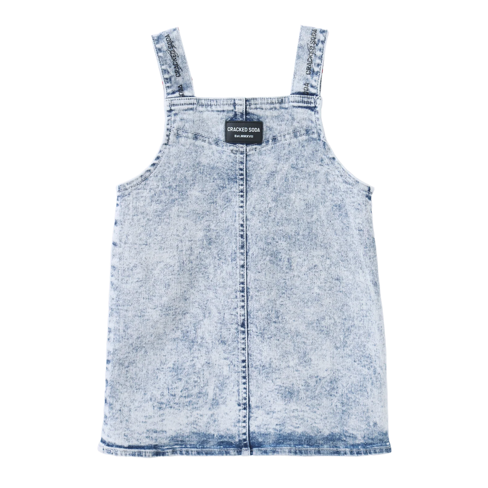 Polly Detailed Pinafore - Denim Blue - Image 11