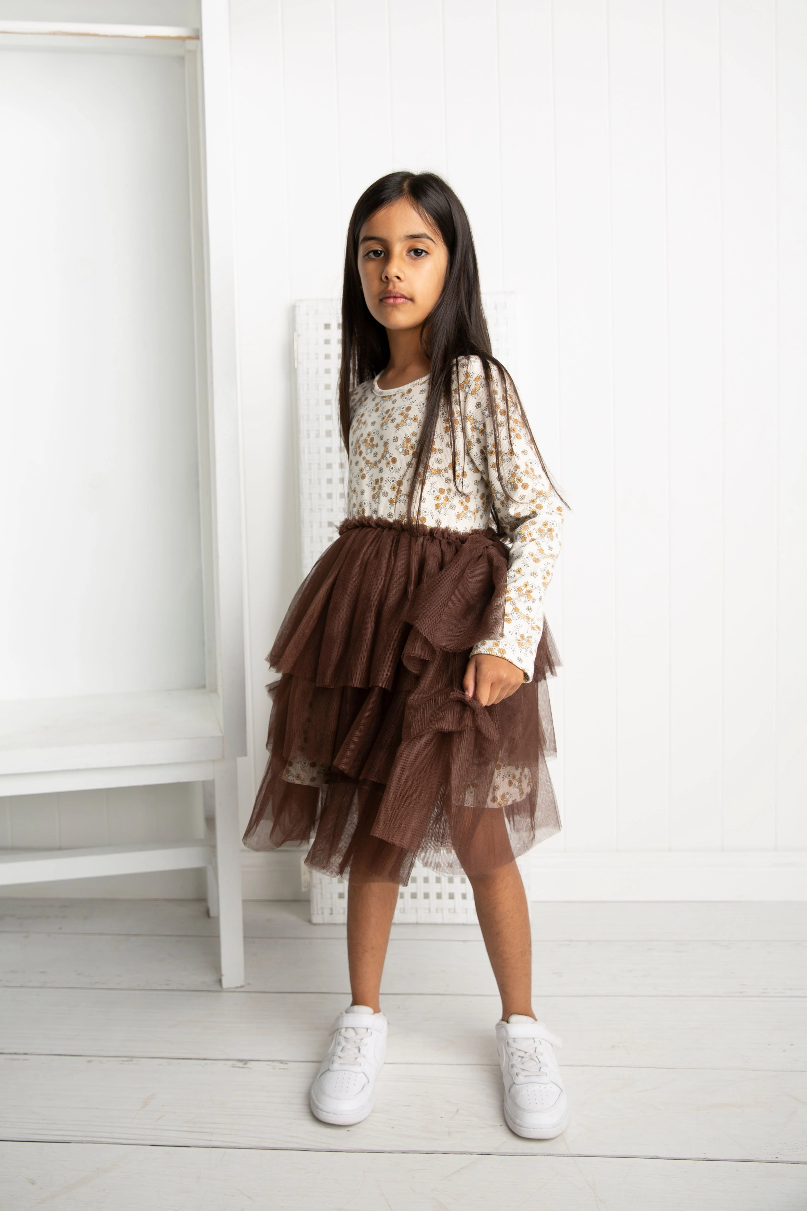 Poppy Fleece Ribbed Dress - Image 5