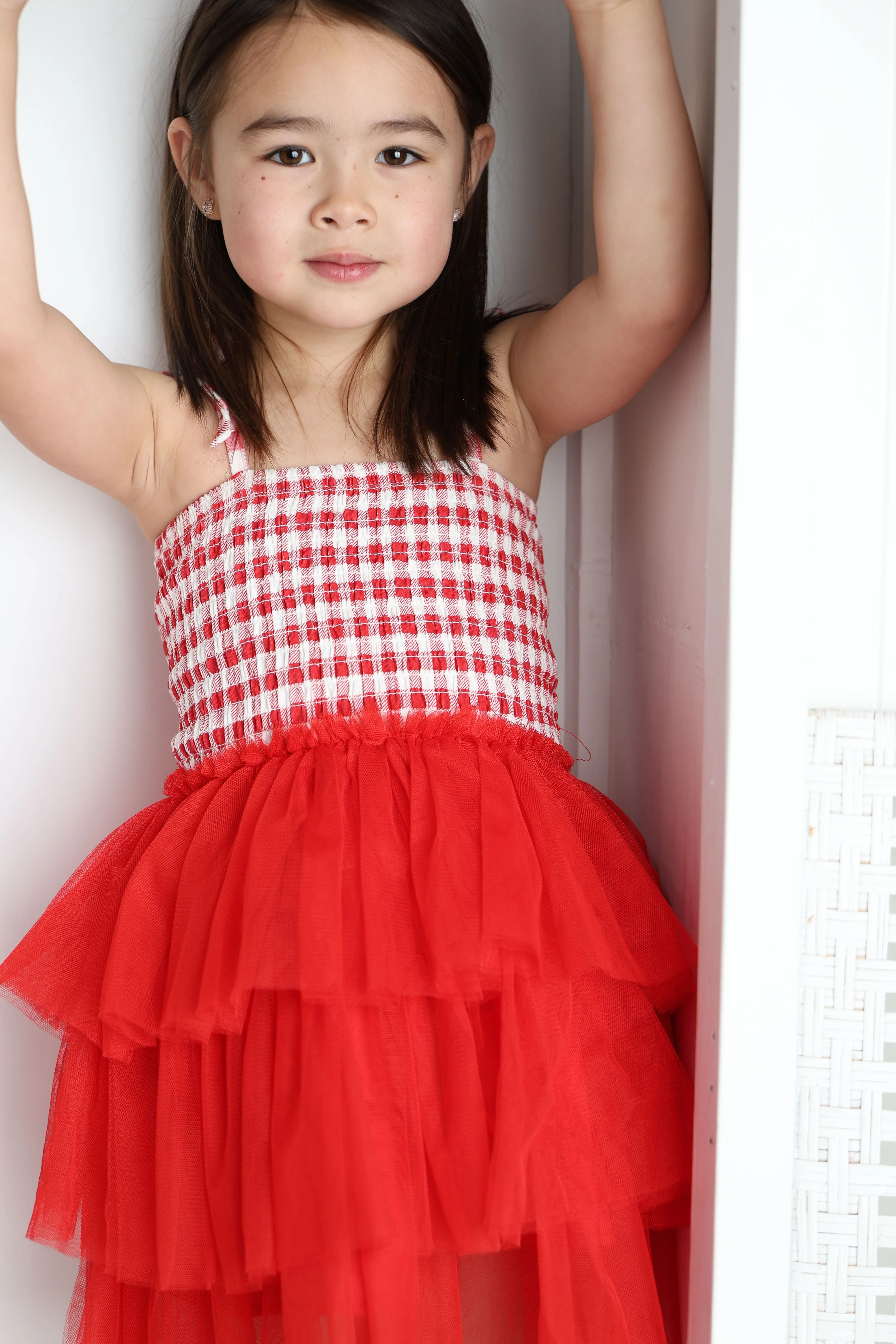 Poppy Check Layered Tutu - Image 2