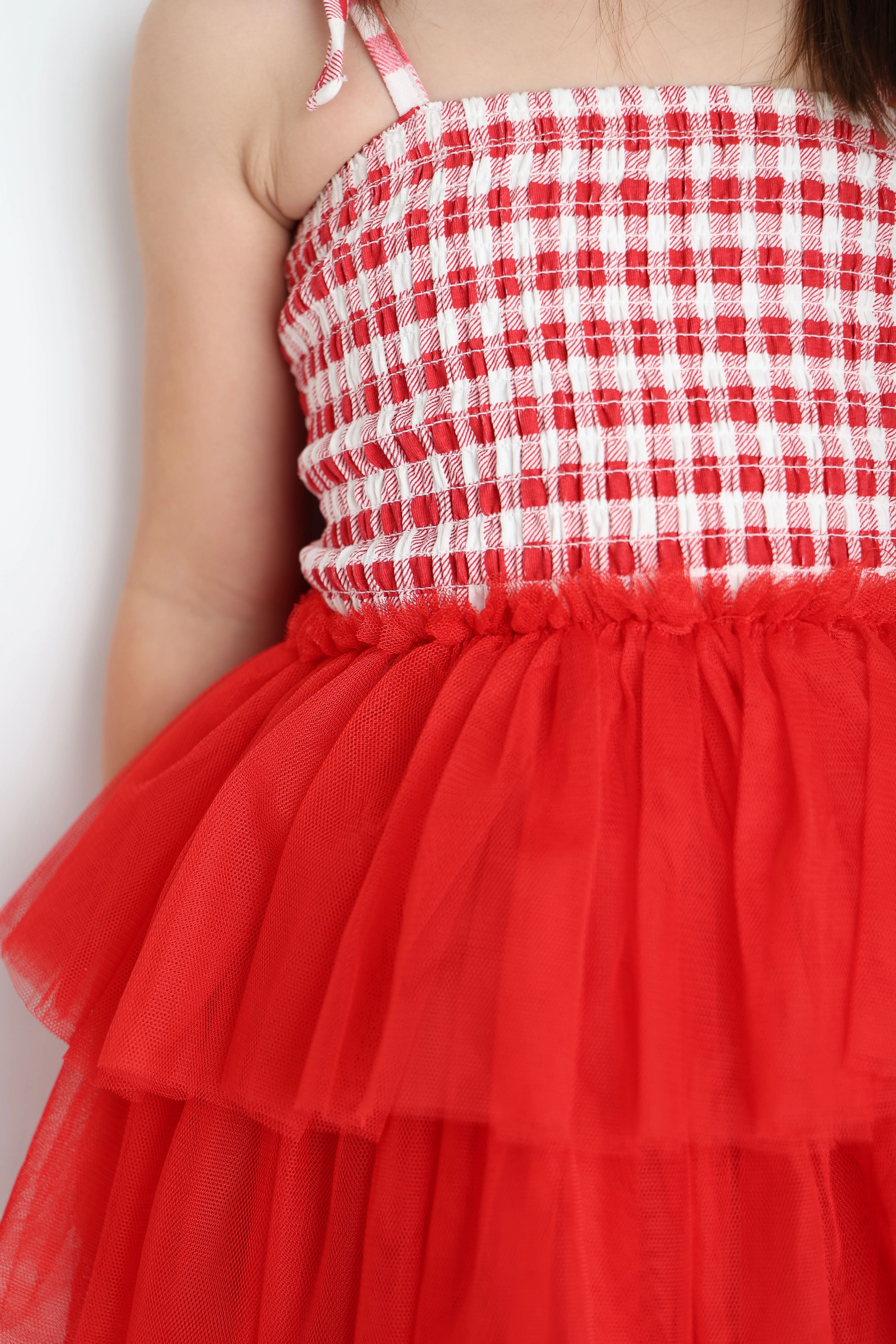 Poppy Check Layered Tutu - Image 3