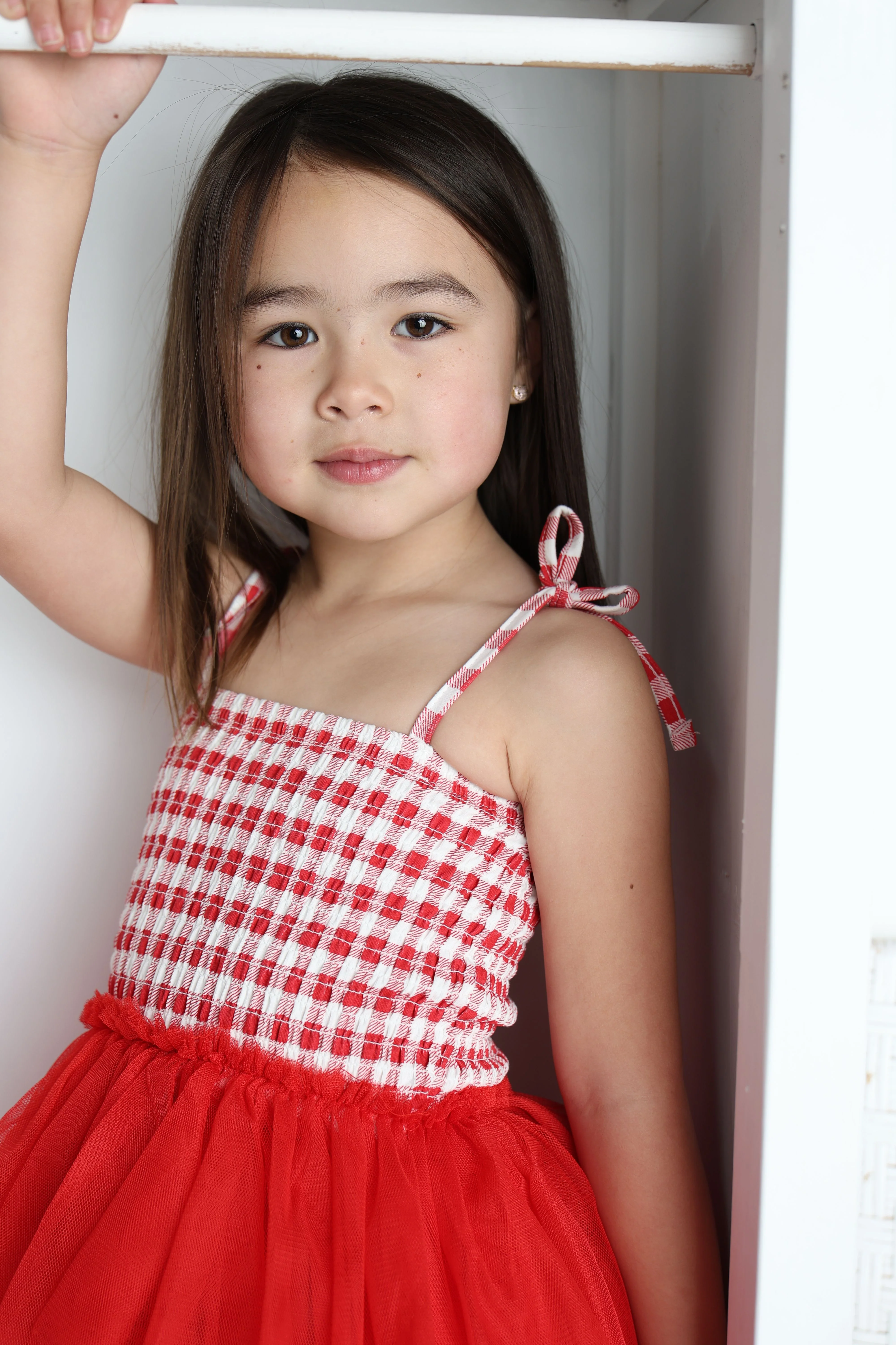 Poppy Check Layered Tutu - Image 4