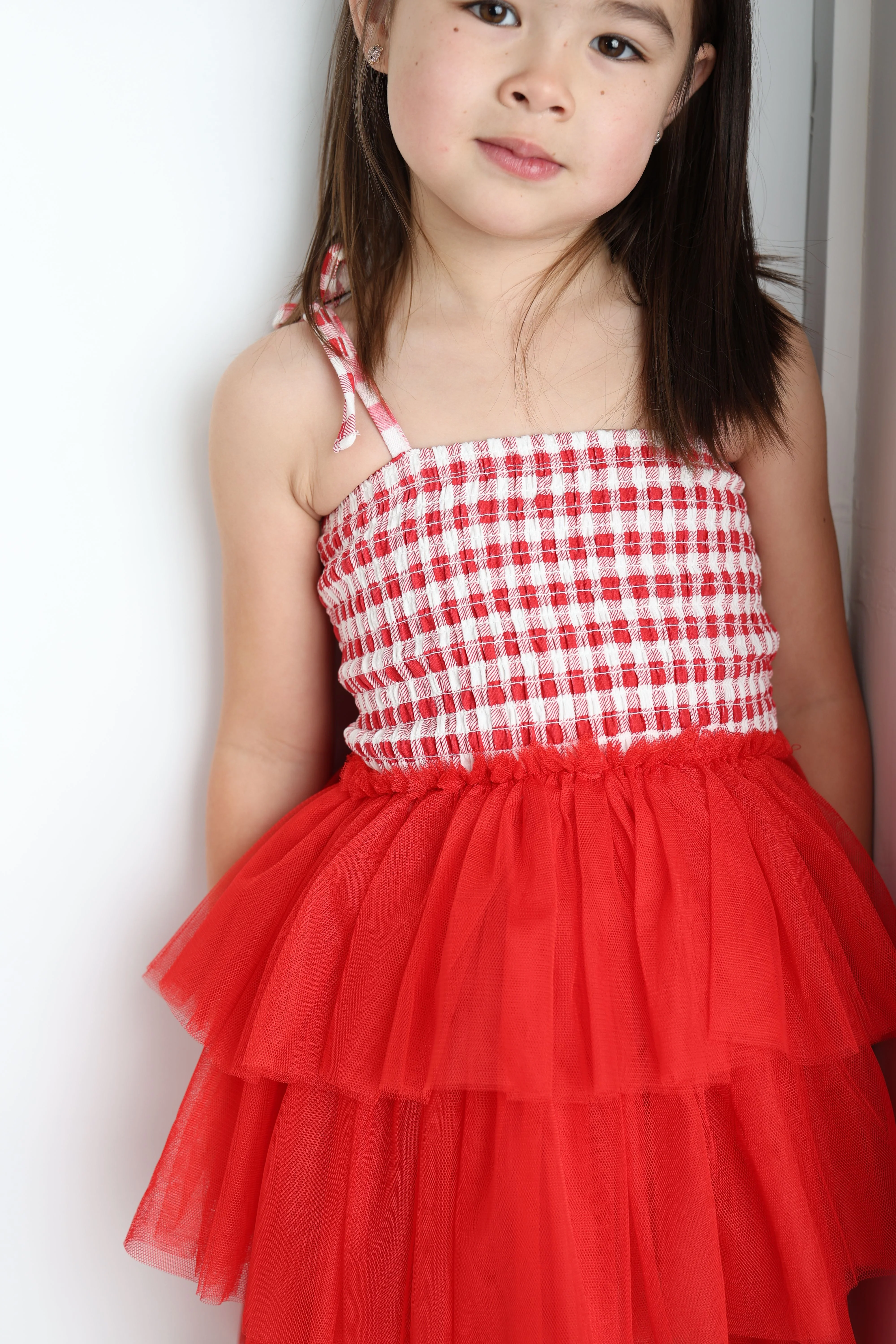 Poppy Check Layered Tutu - Image 5