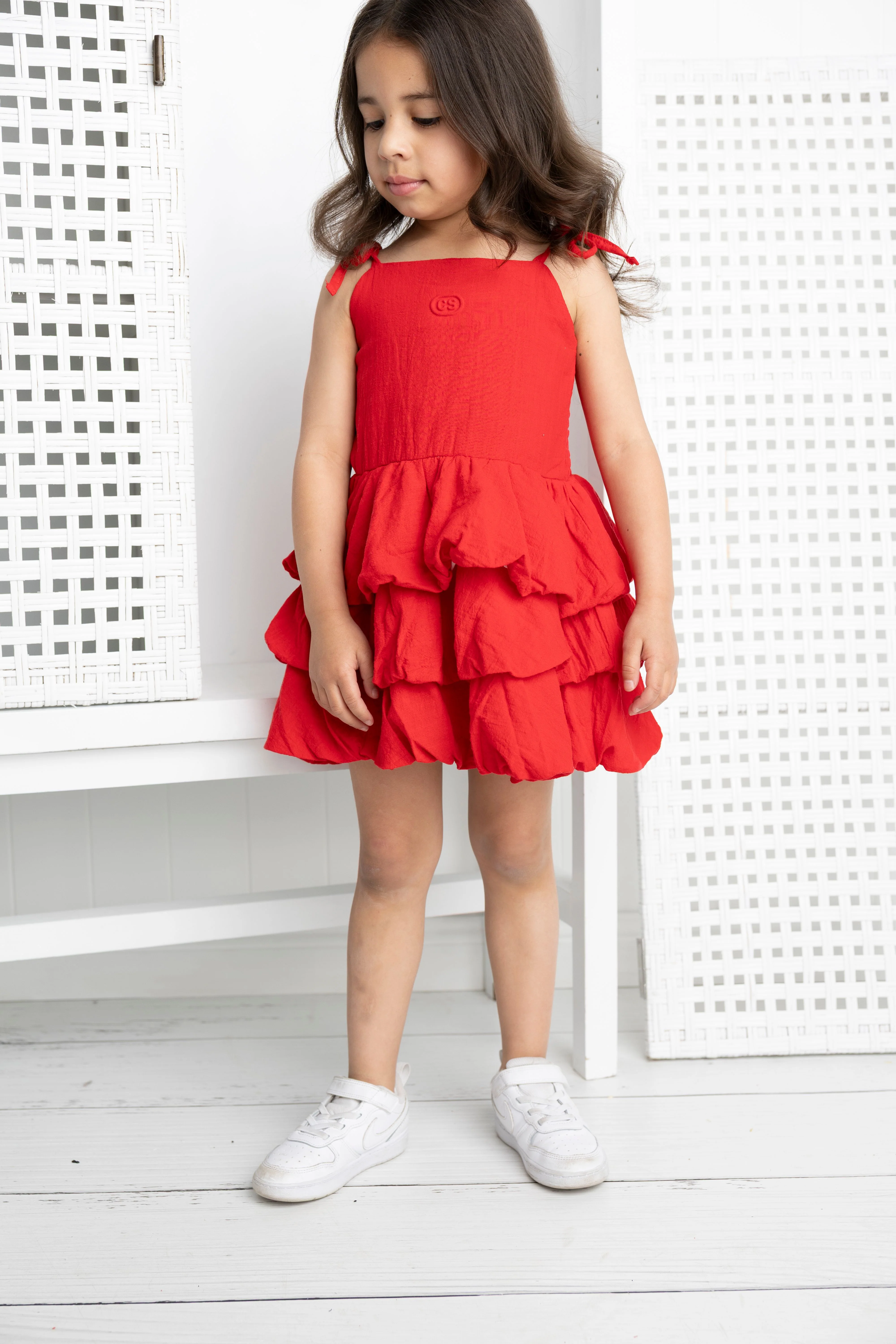 Poppy Layered Linen Dress - Image 5