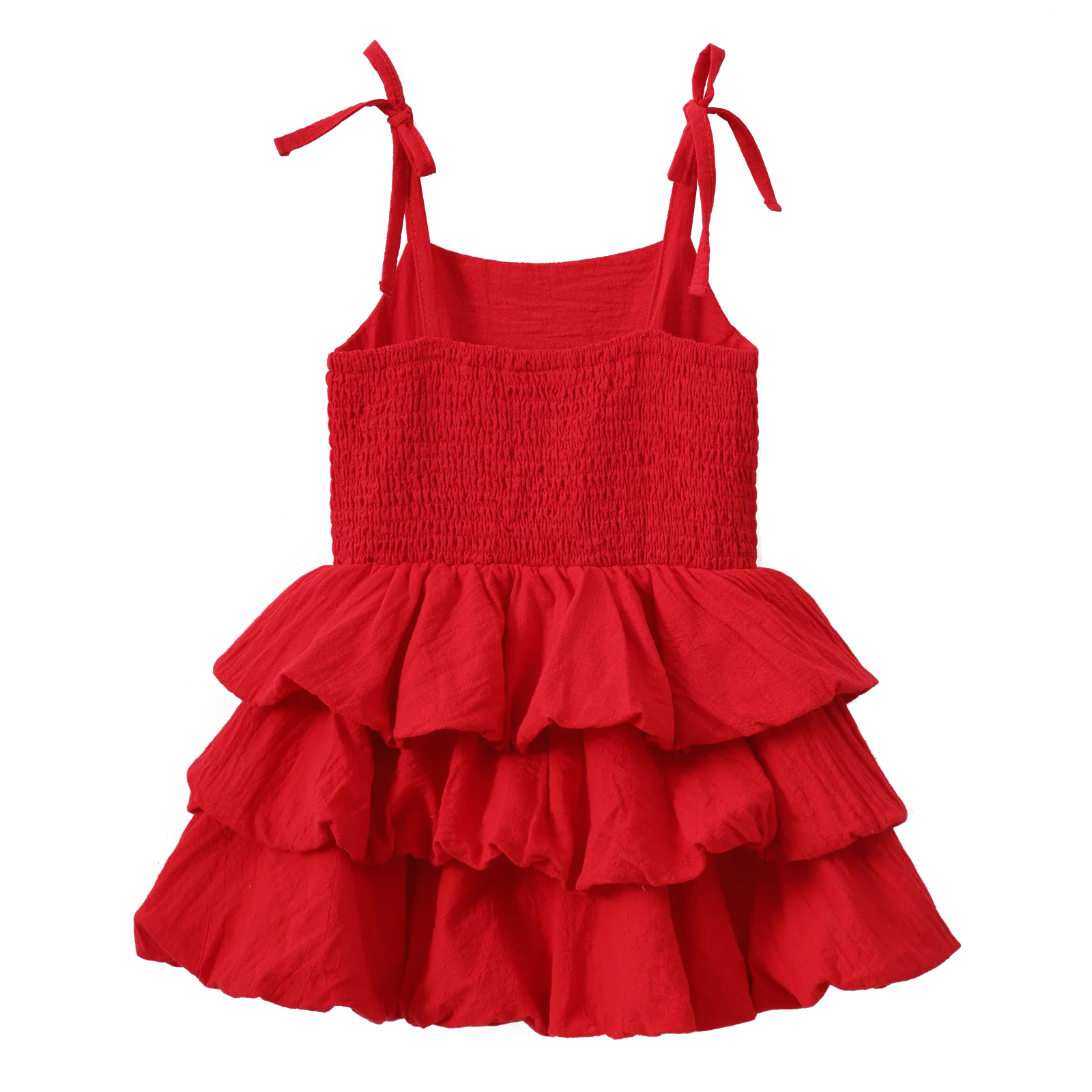 Poppy Layered Linen Dress - Image 8