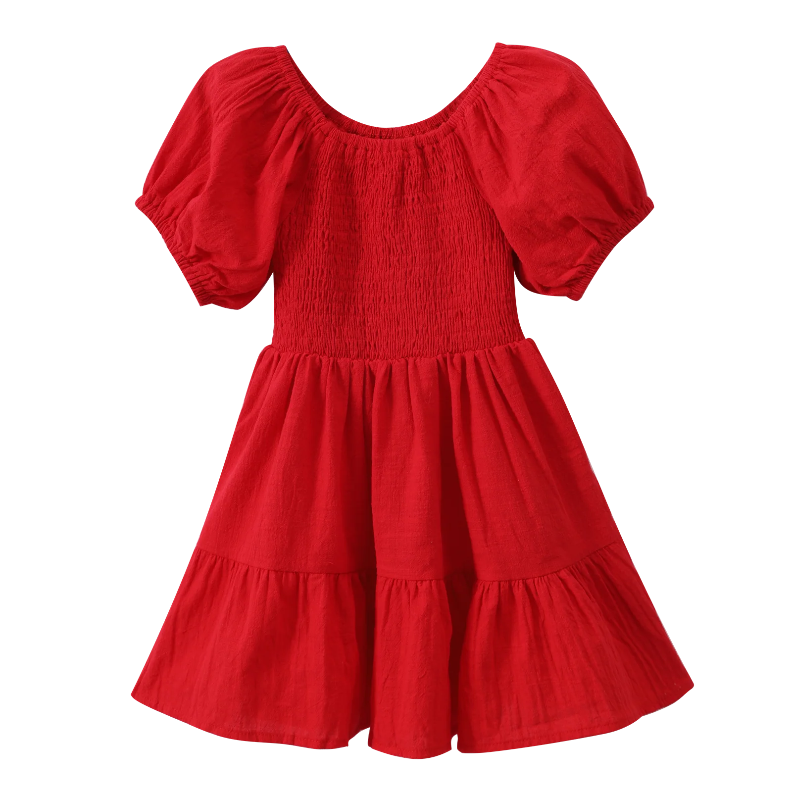 Poppy Puff Sleeve Dress - Image 6