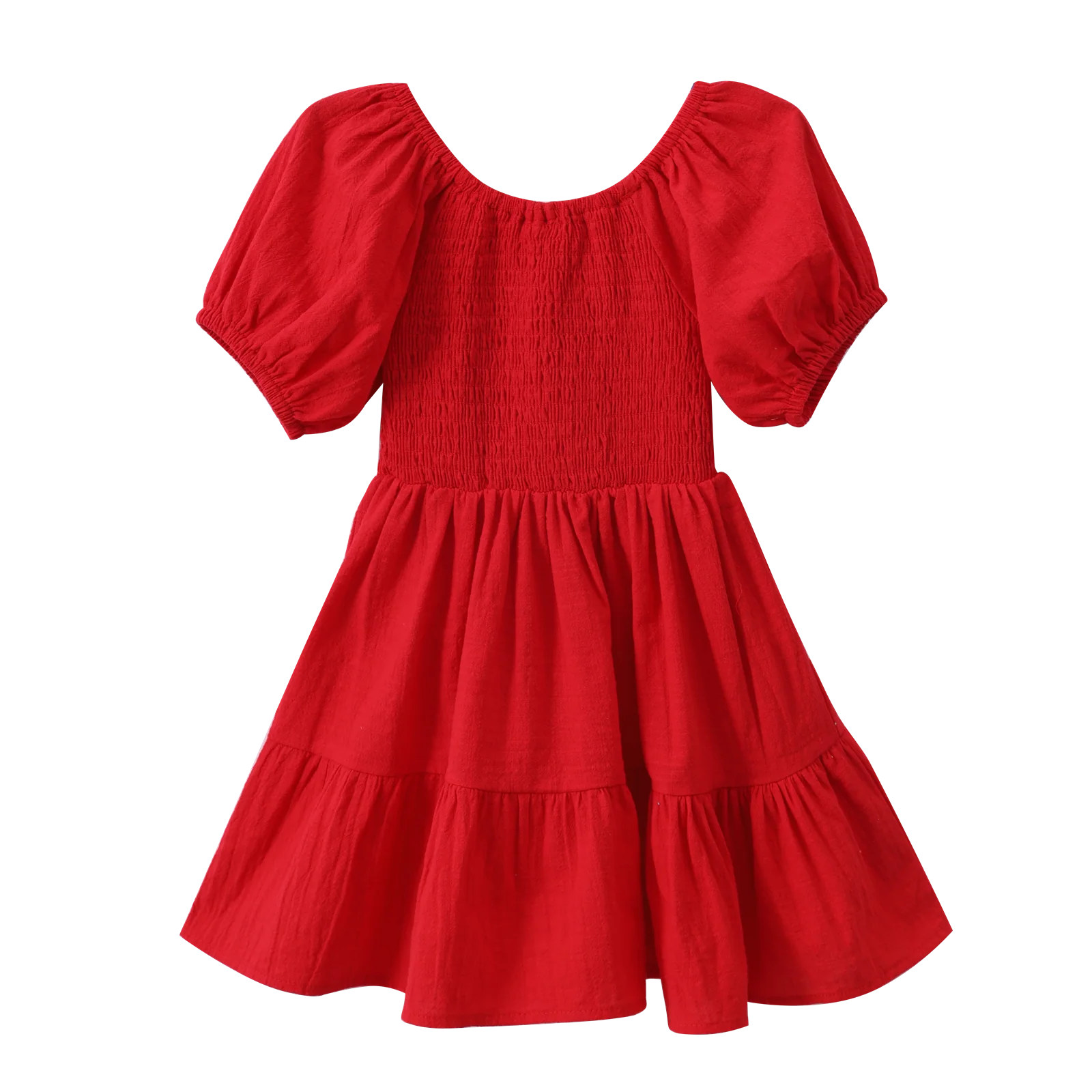 Poppy Puff Sleeve Dress - Image 7