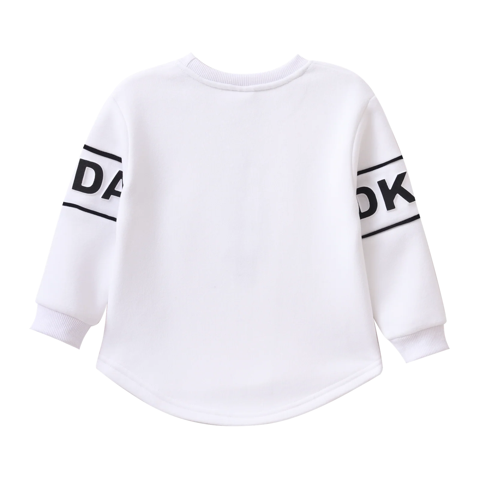 Rafi Detail Sleeve Crew - White - Image 7