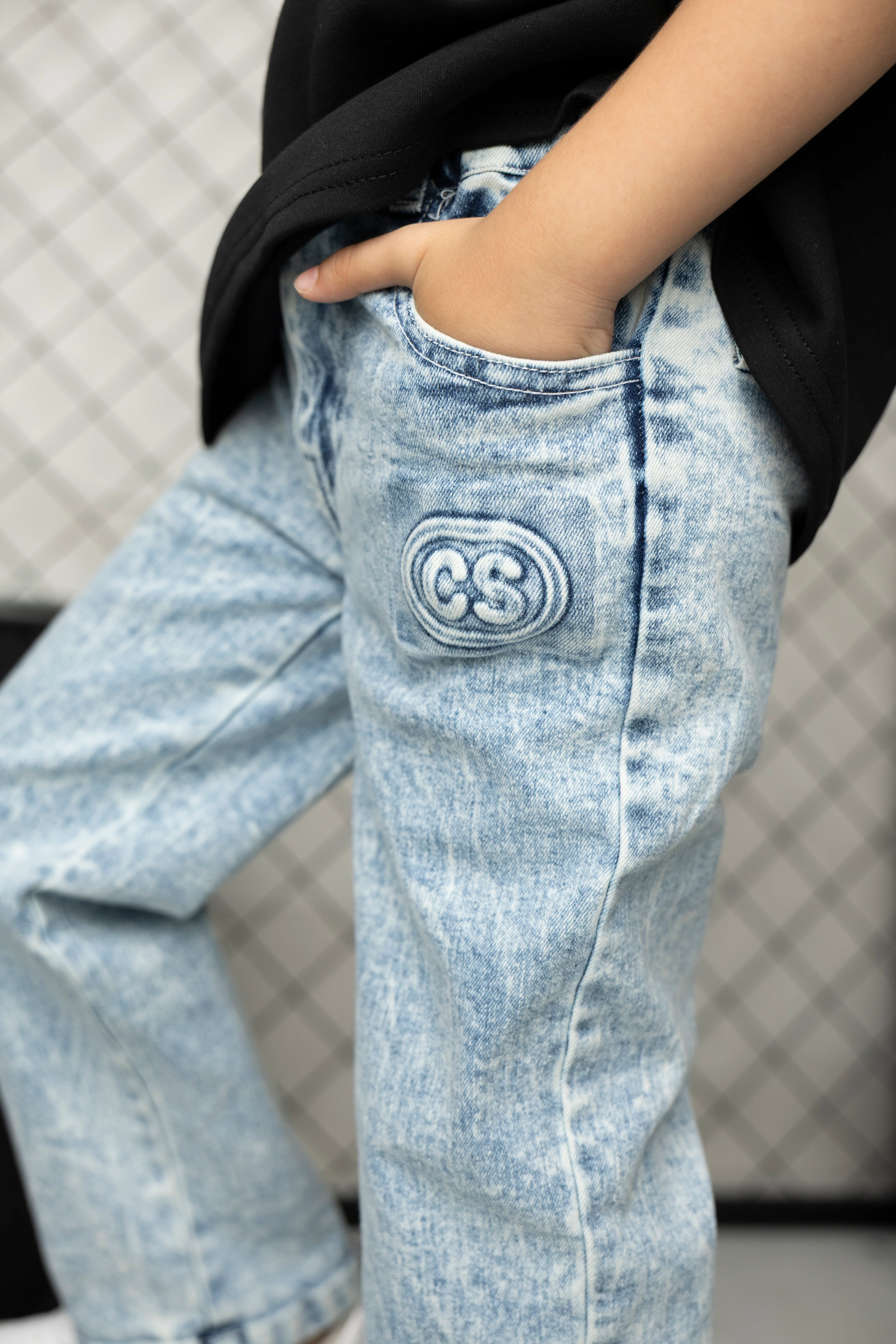 Rafi Straight Leg Jeans - Blue - Image 2