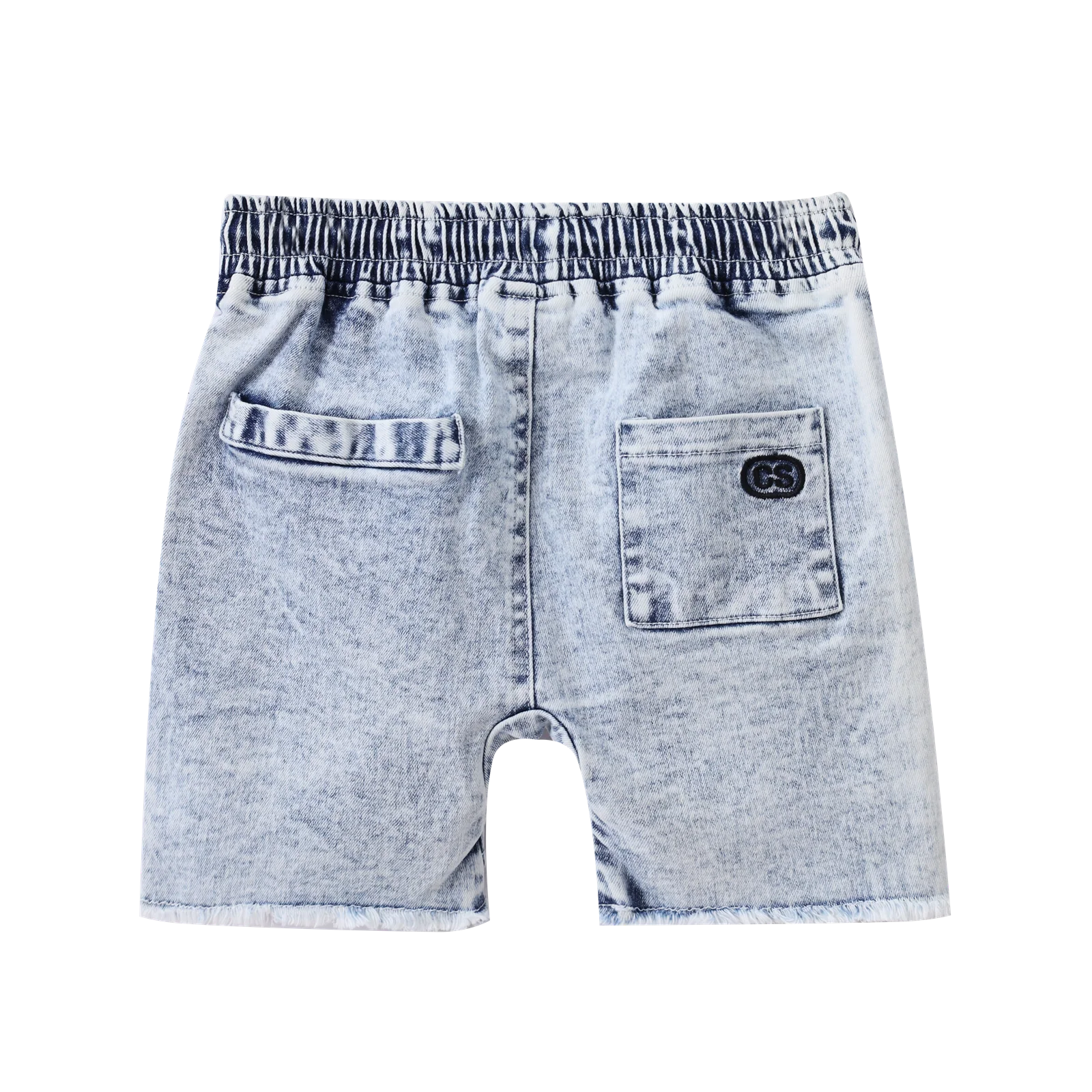 Rhodes Detailed Denim Shorts - Blue - Image 6