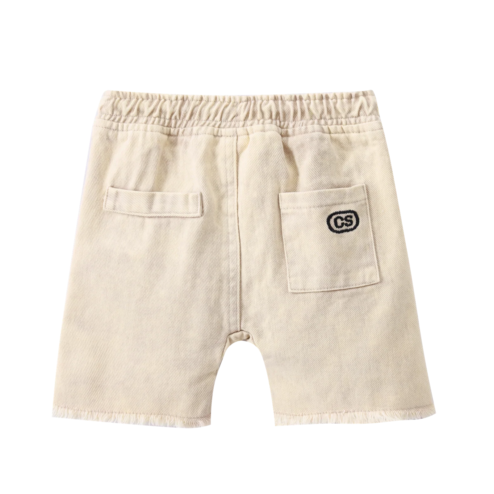 Rhodes Detailed Denim Shorts - Oat - Image 4