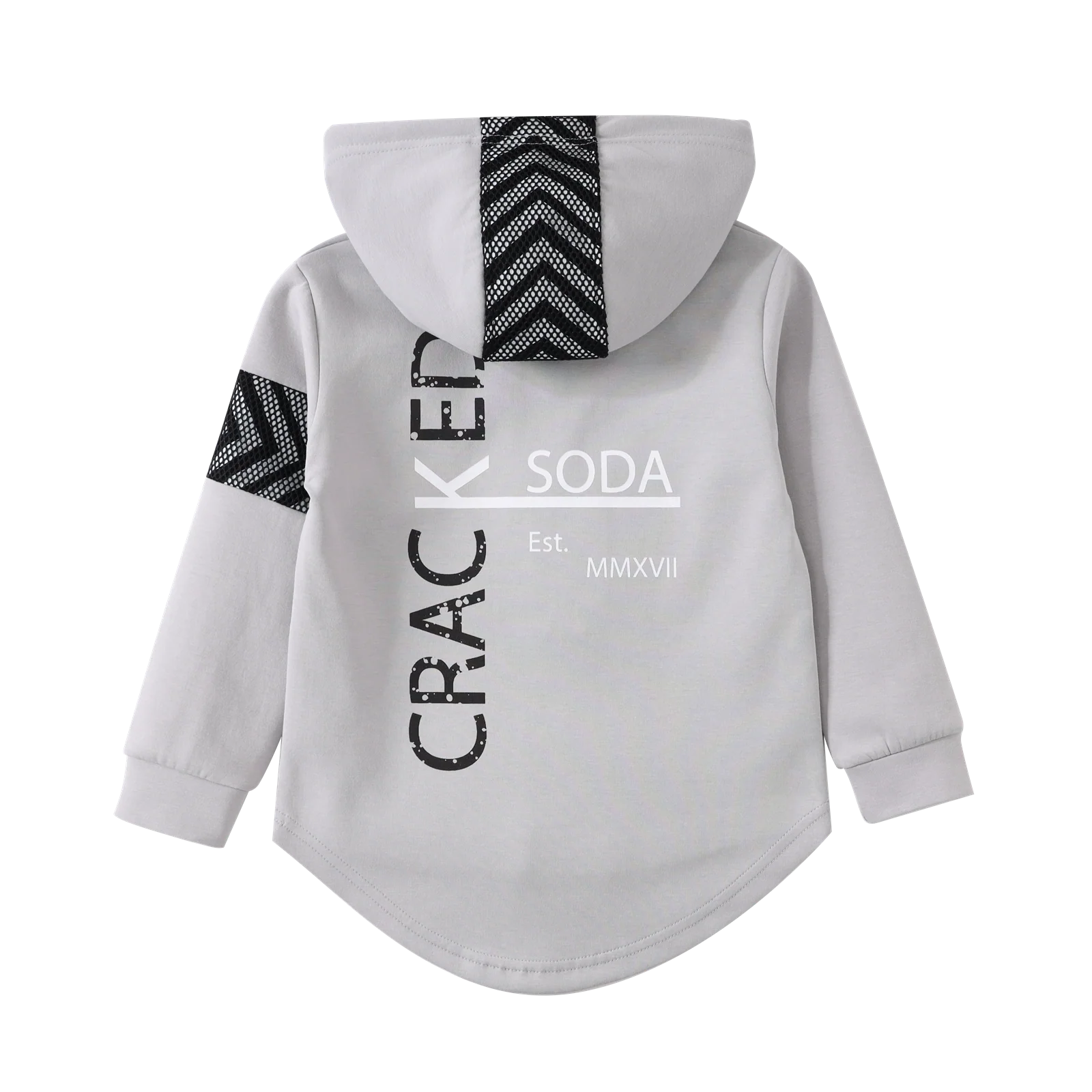 River Detailed Hoodie - Cloud - Image 9