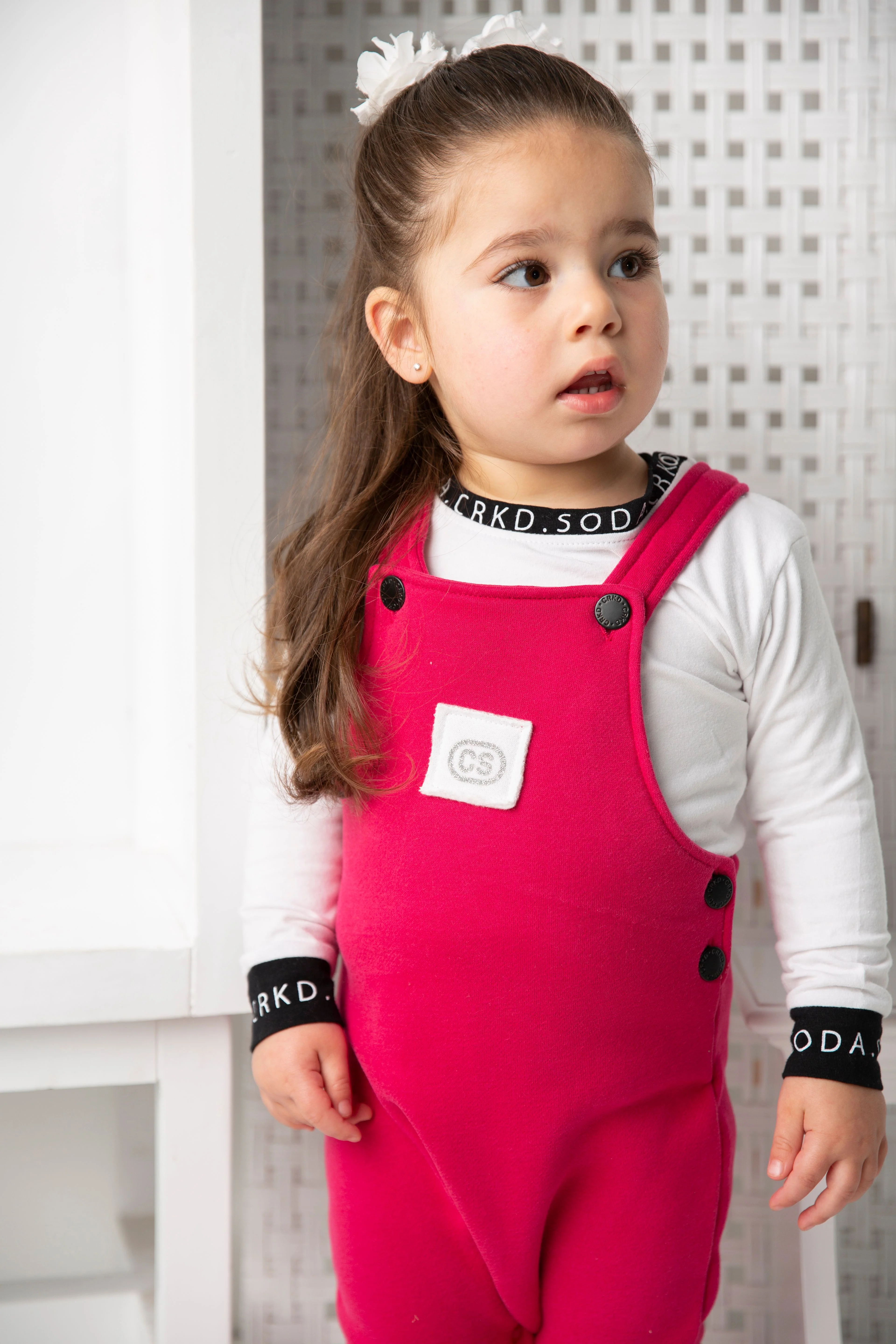Ruby Detailed Overalls - Dark Pink - Image 2