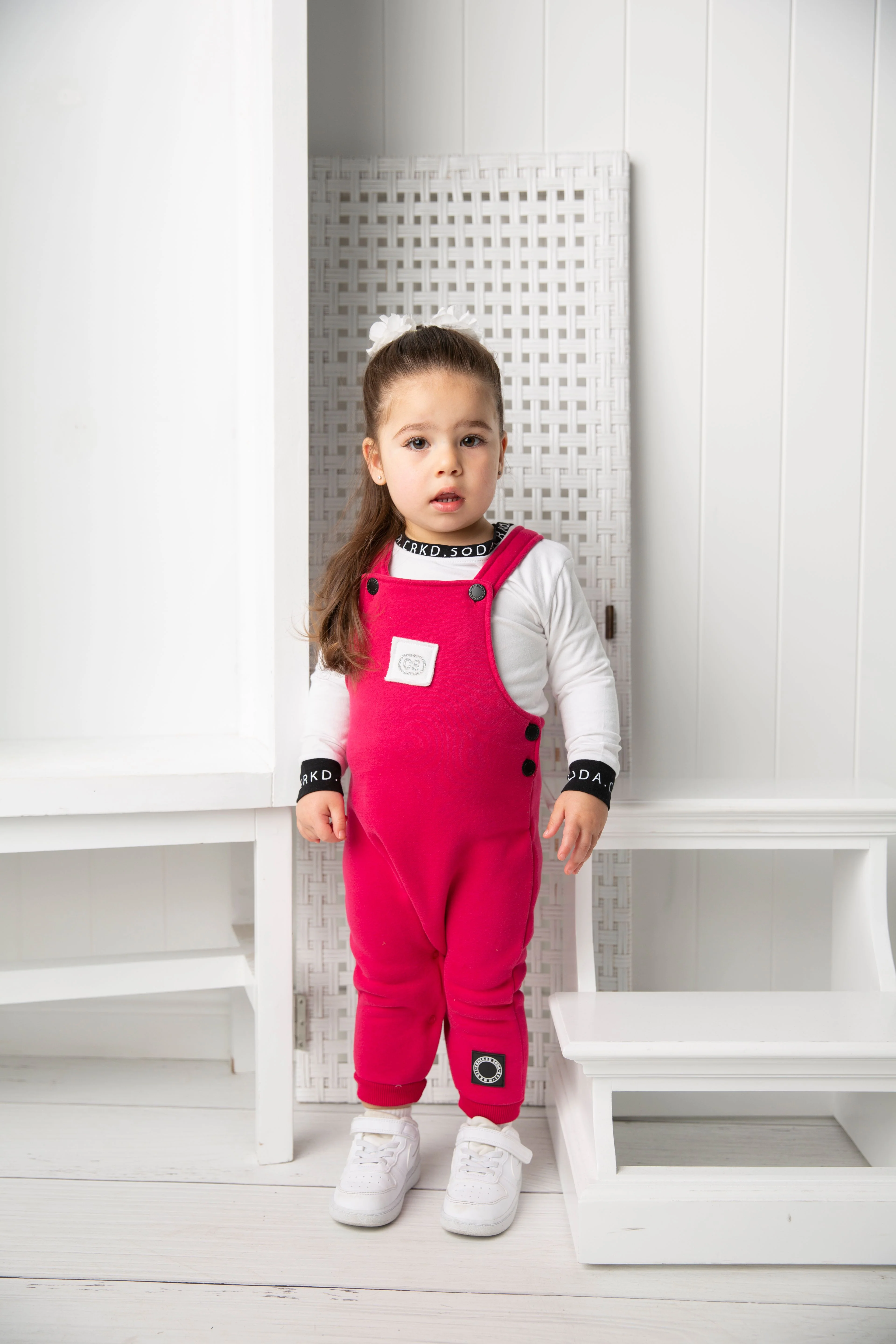 Ruby Detailed Overalls - Dark Pink - Image 3
