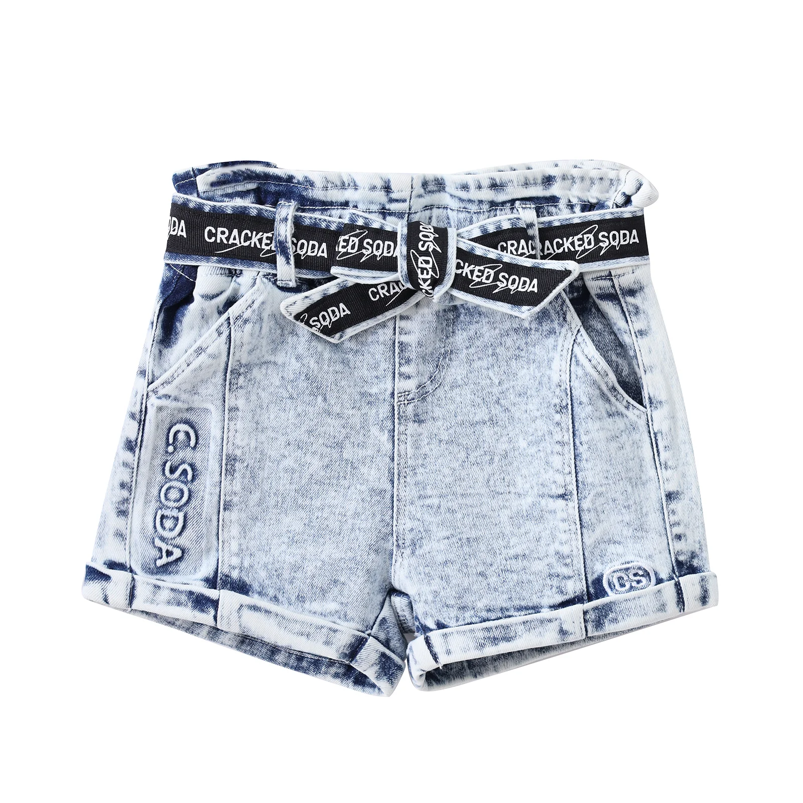 Sadie Denim Short - Blue - Image 6