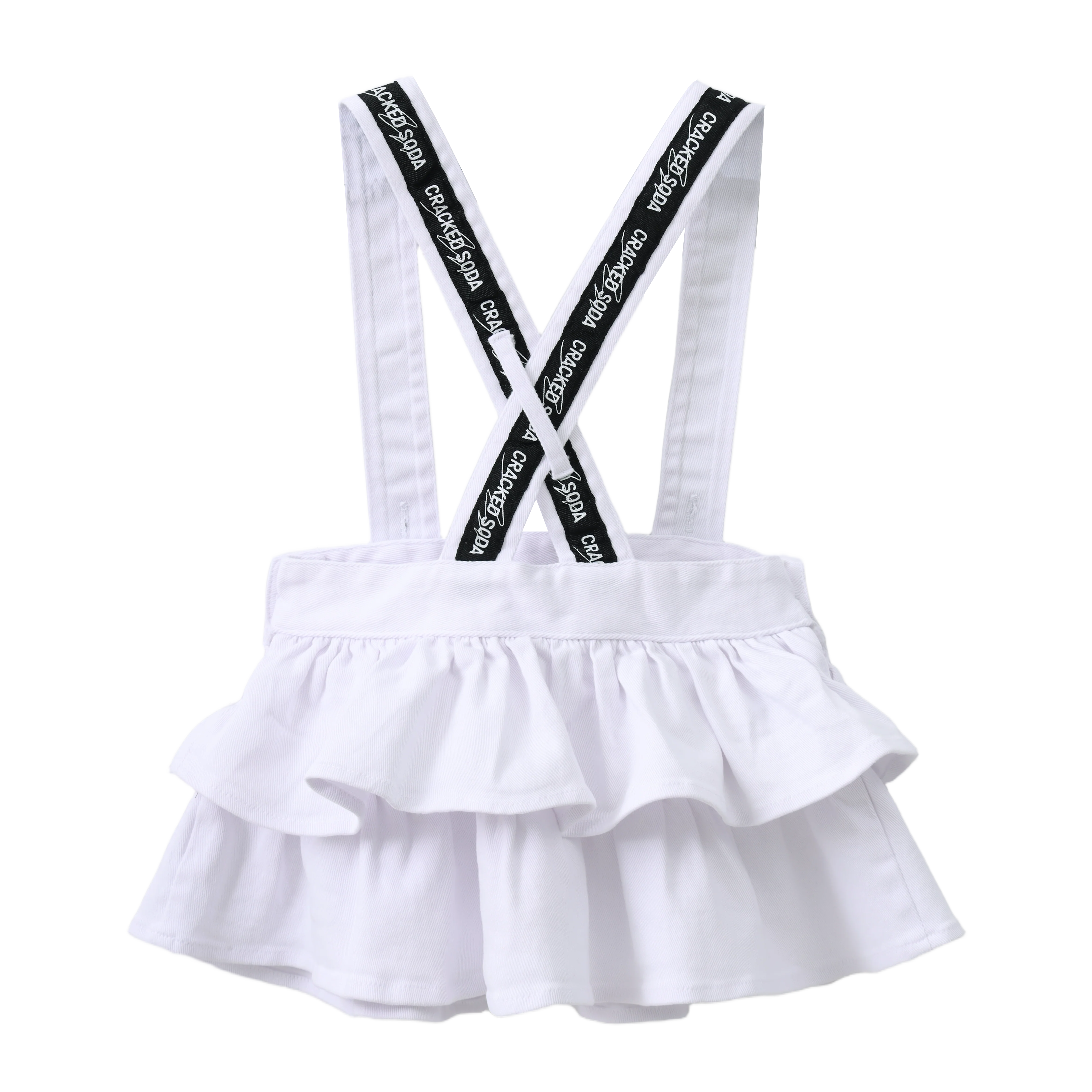 Sadie Overall Dress - White - Image 4