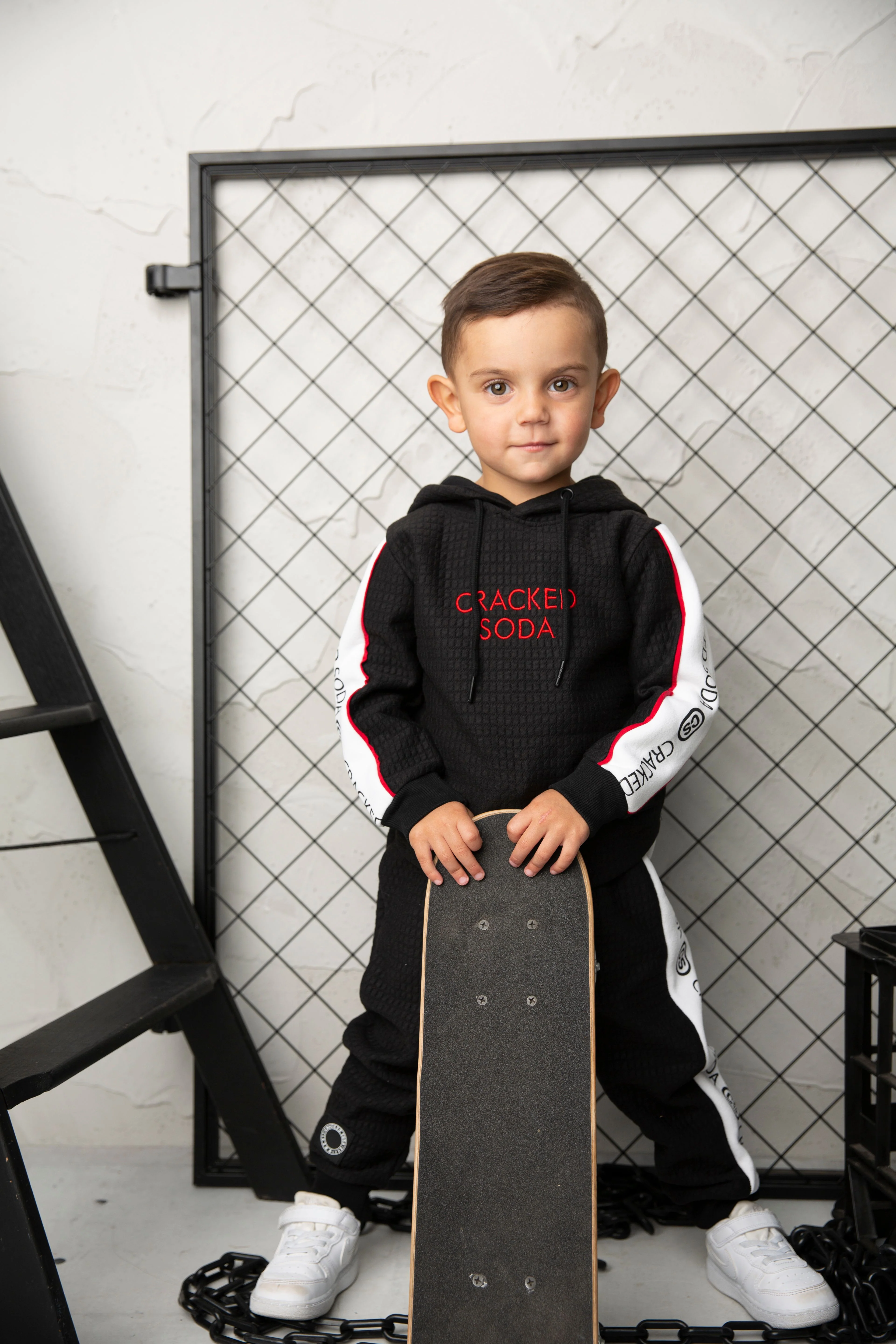 Sammy Black Detailed Hoodie - Image 2