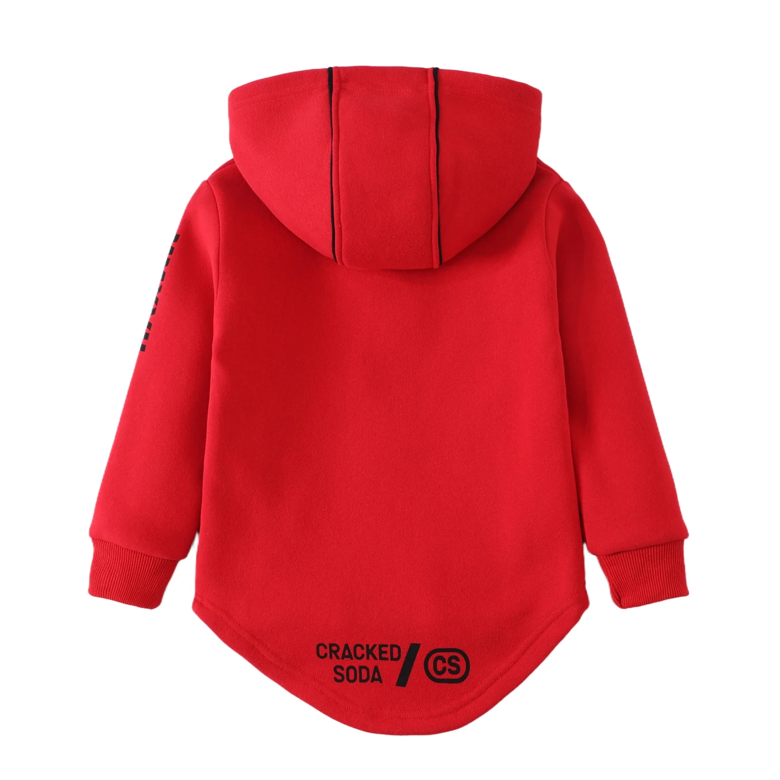 Sammy Detailed Hoodie - Red - Image 8
