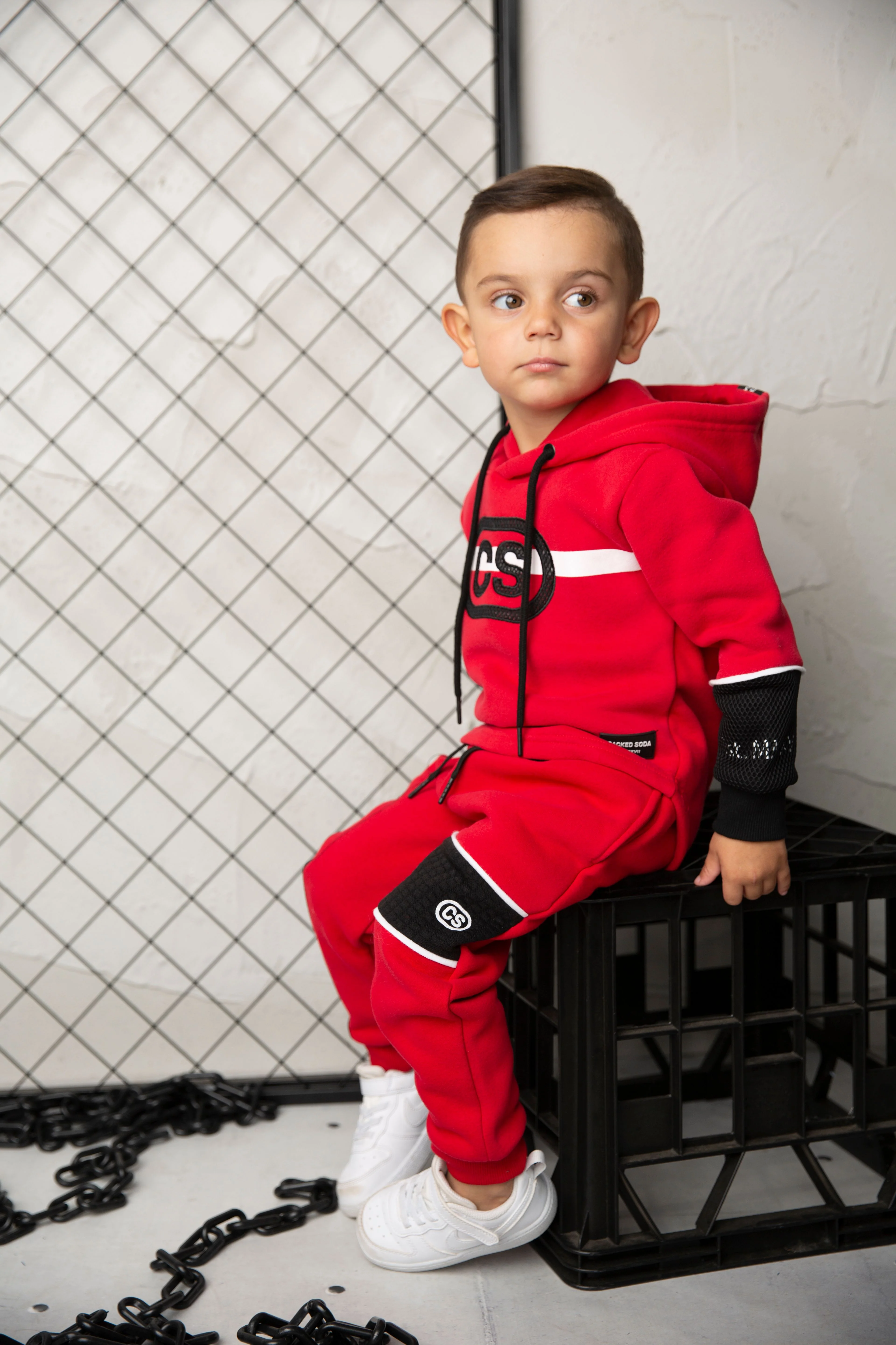 Sammy Detailed Trackpants - Red - Image 4
