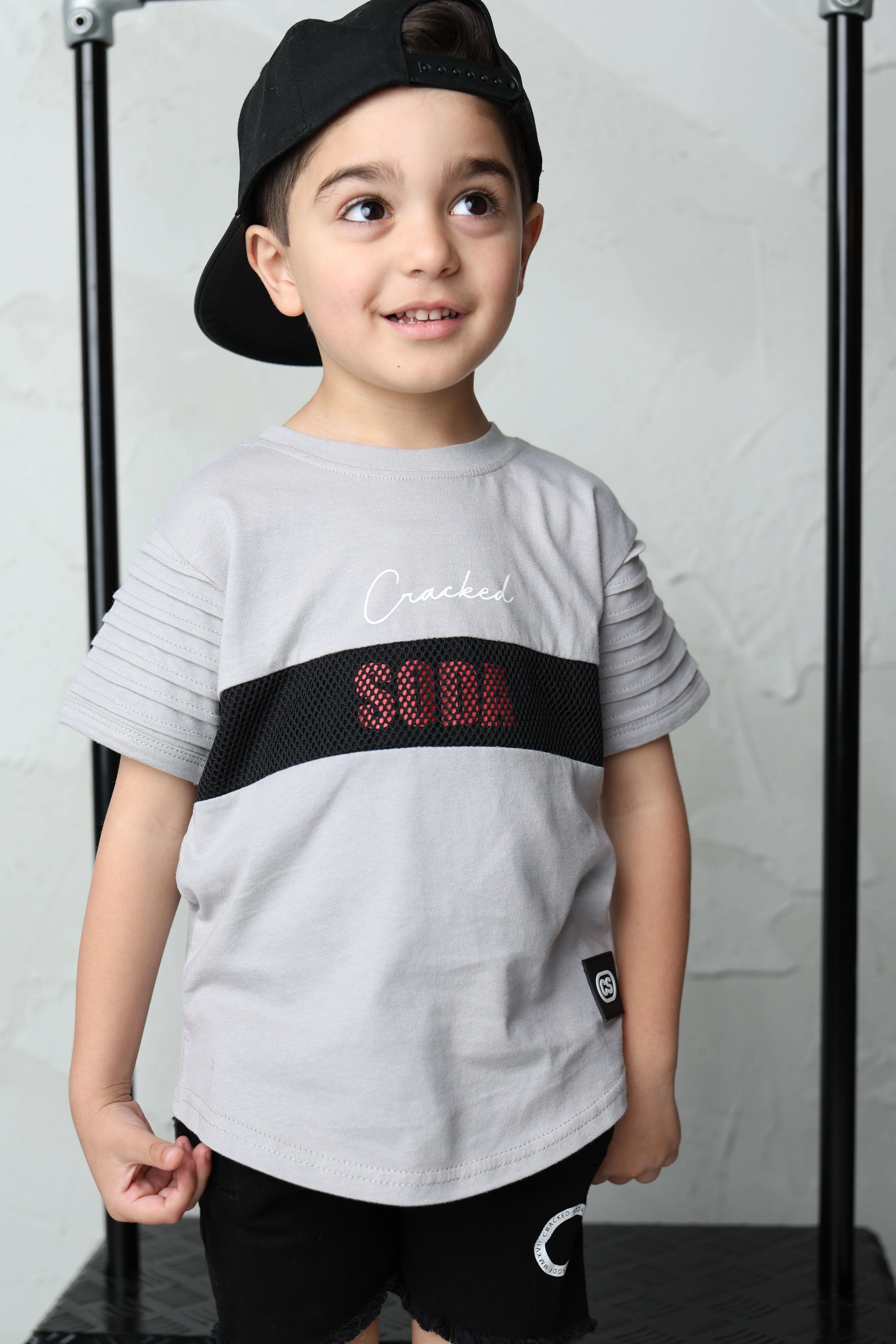 Sammy Detailed Tee - Grey - Image 4