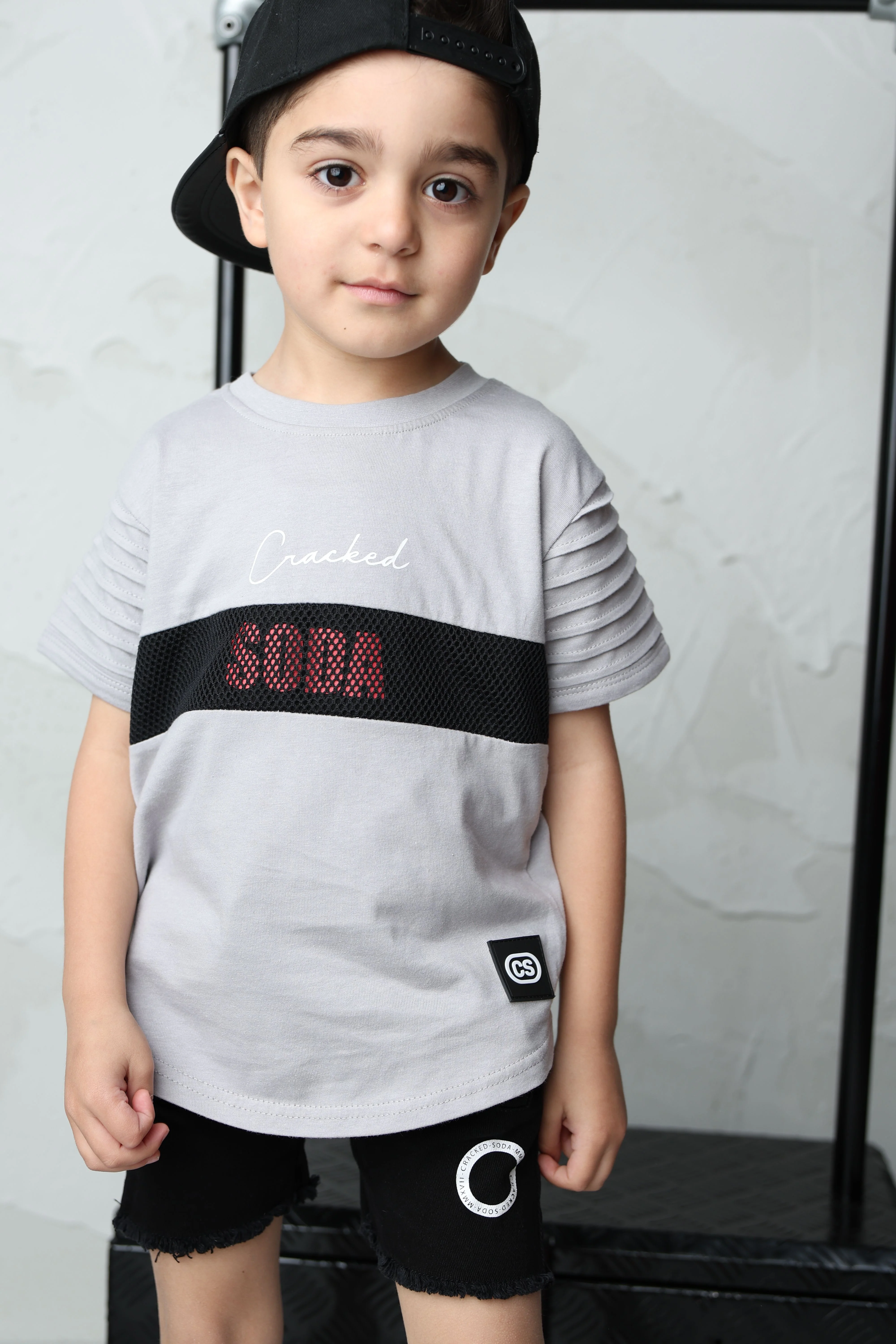 Sammy Detailed Tee - Grey - Image 6