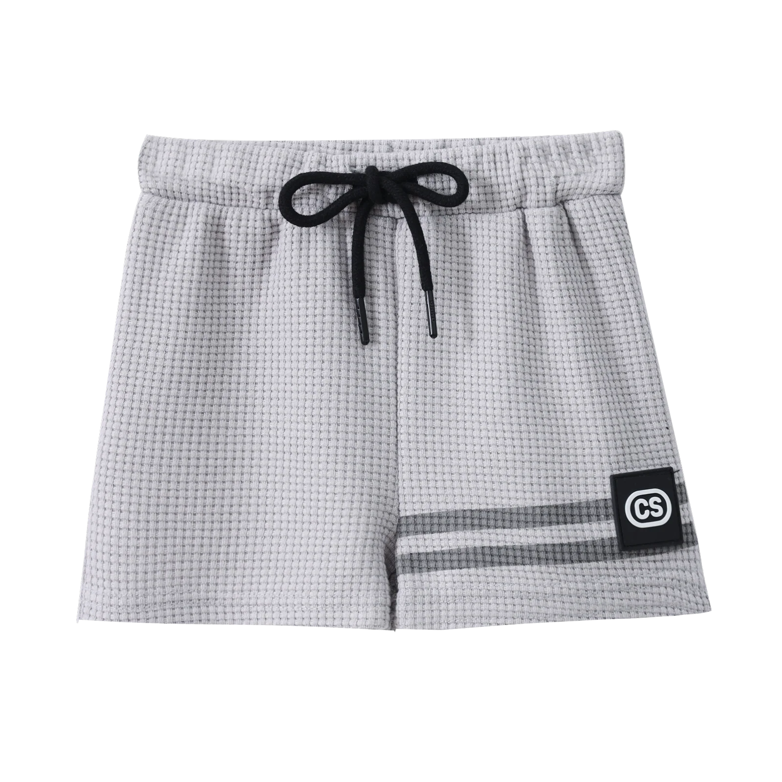 Sammy Waffle Shorts - Grey - Image 6