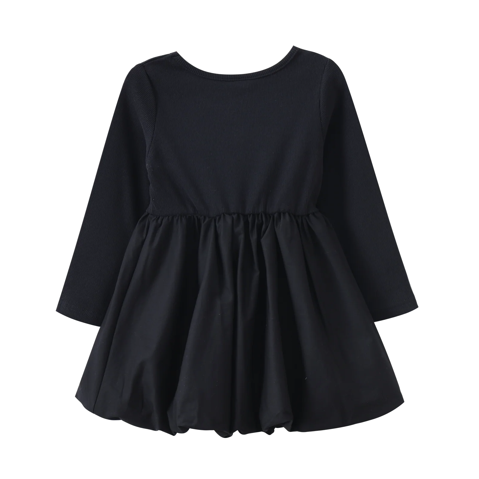 Scarlett Detailed Bubble Dress - Black - Image 7