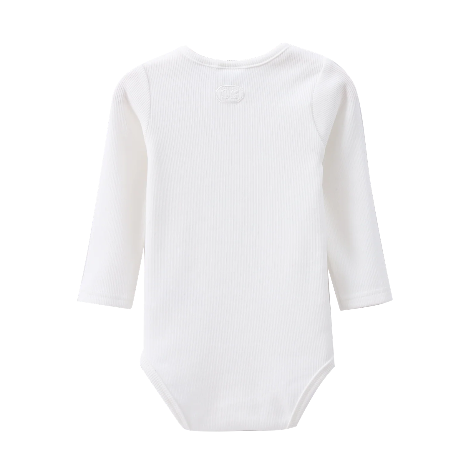 Scarlett Ribbed Fleece Bodysuit - Cream White - Image 6
