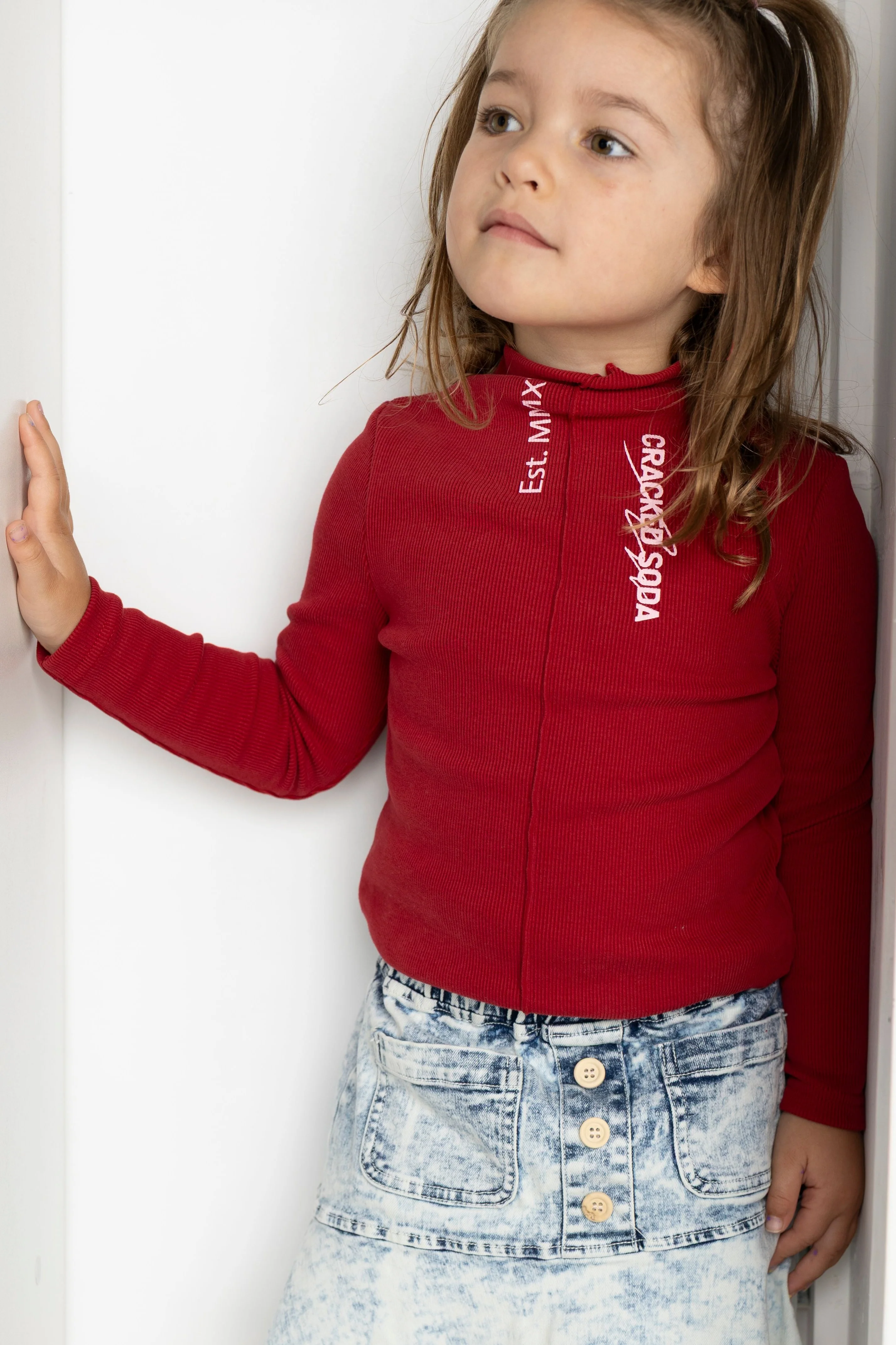 Scarlett Ribbed Fleece L/S Top - Image 2