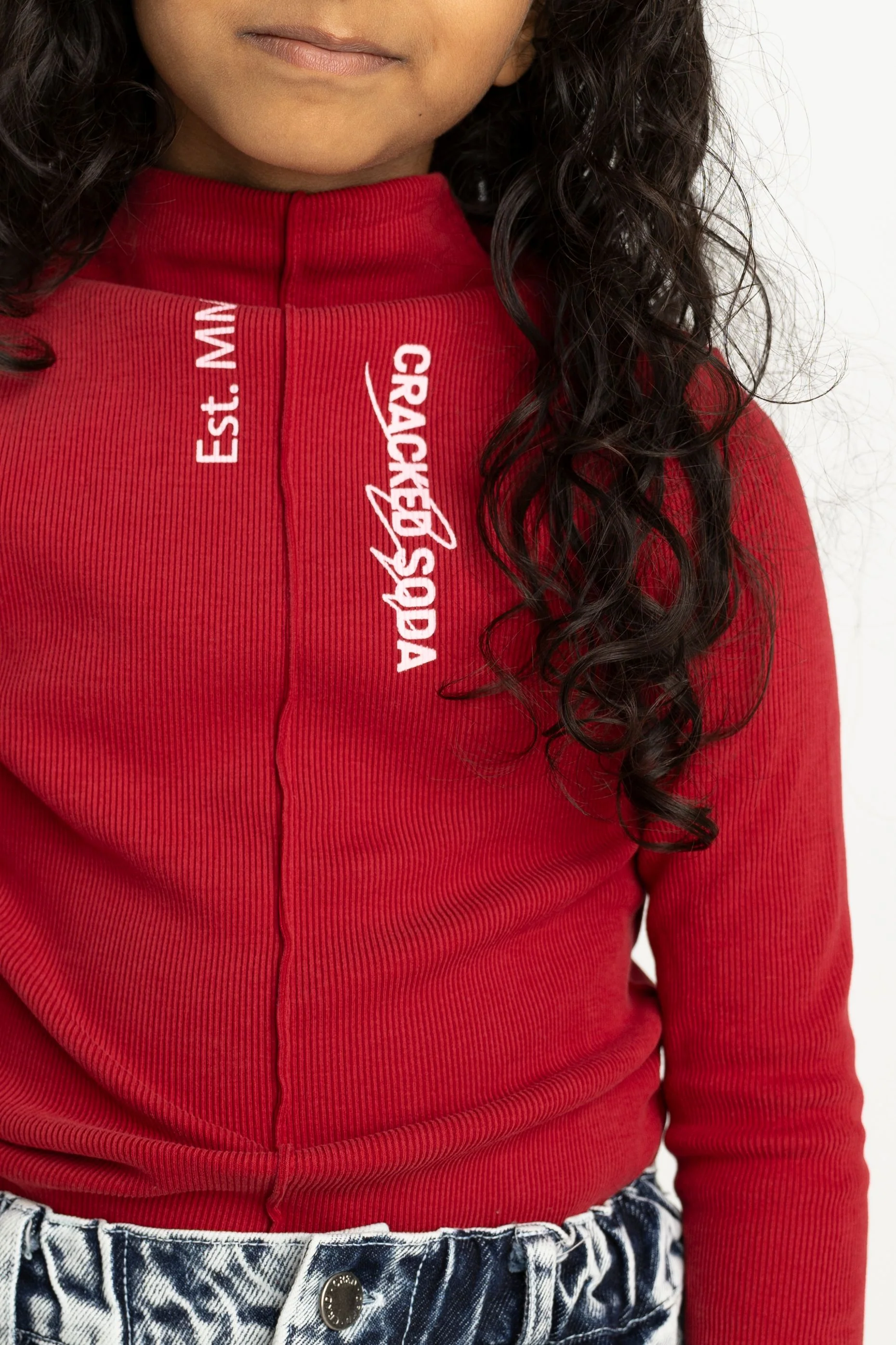 Scarlett Ribbed Fleece L/S Top - Image 3