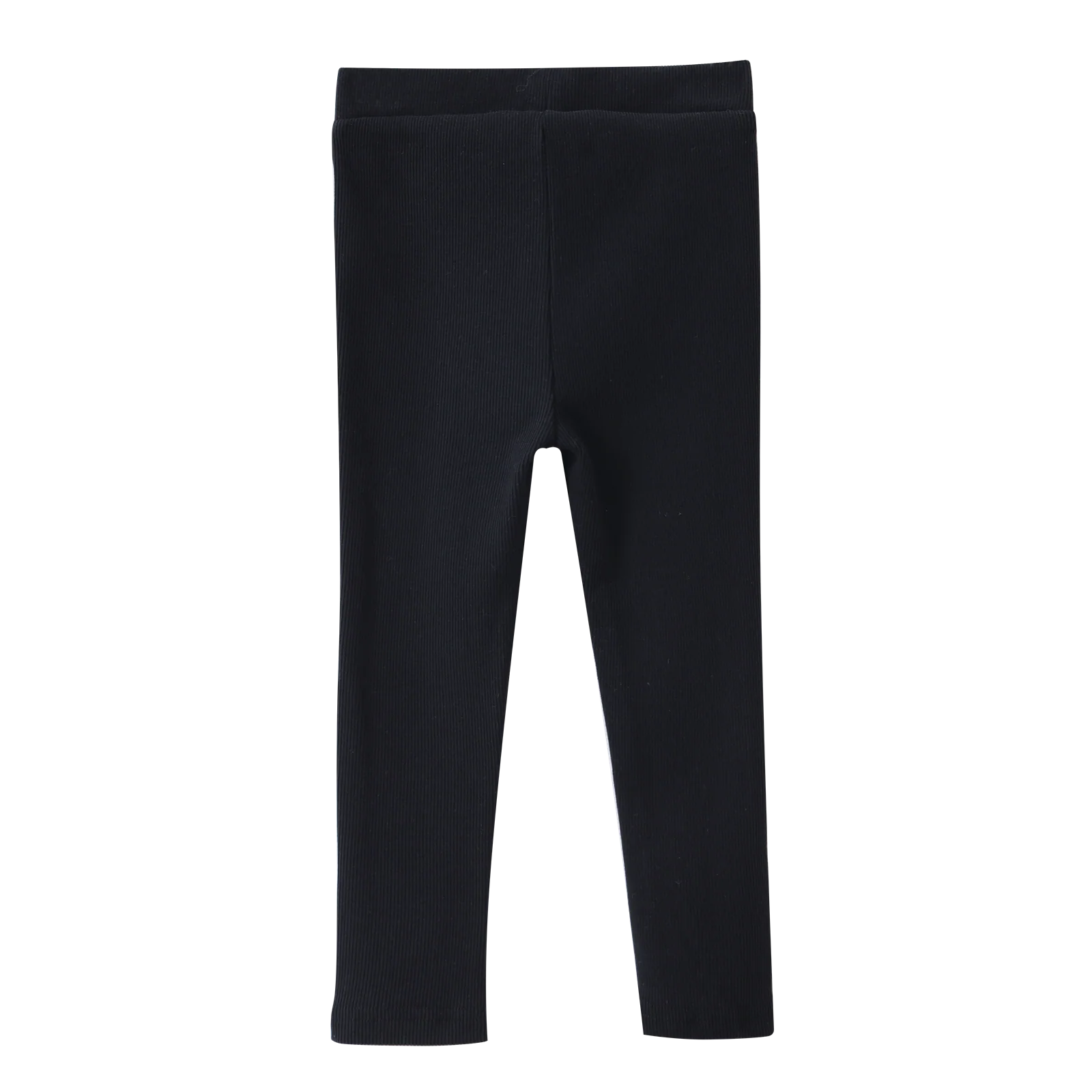 Scarlett Ribbed Fleece Leggings - Black - Image 9