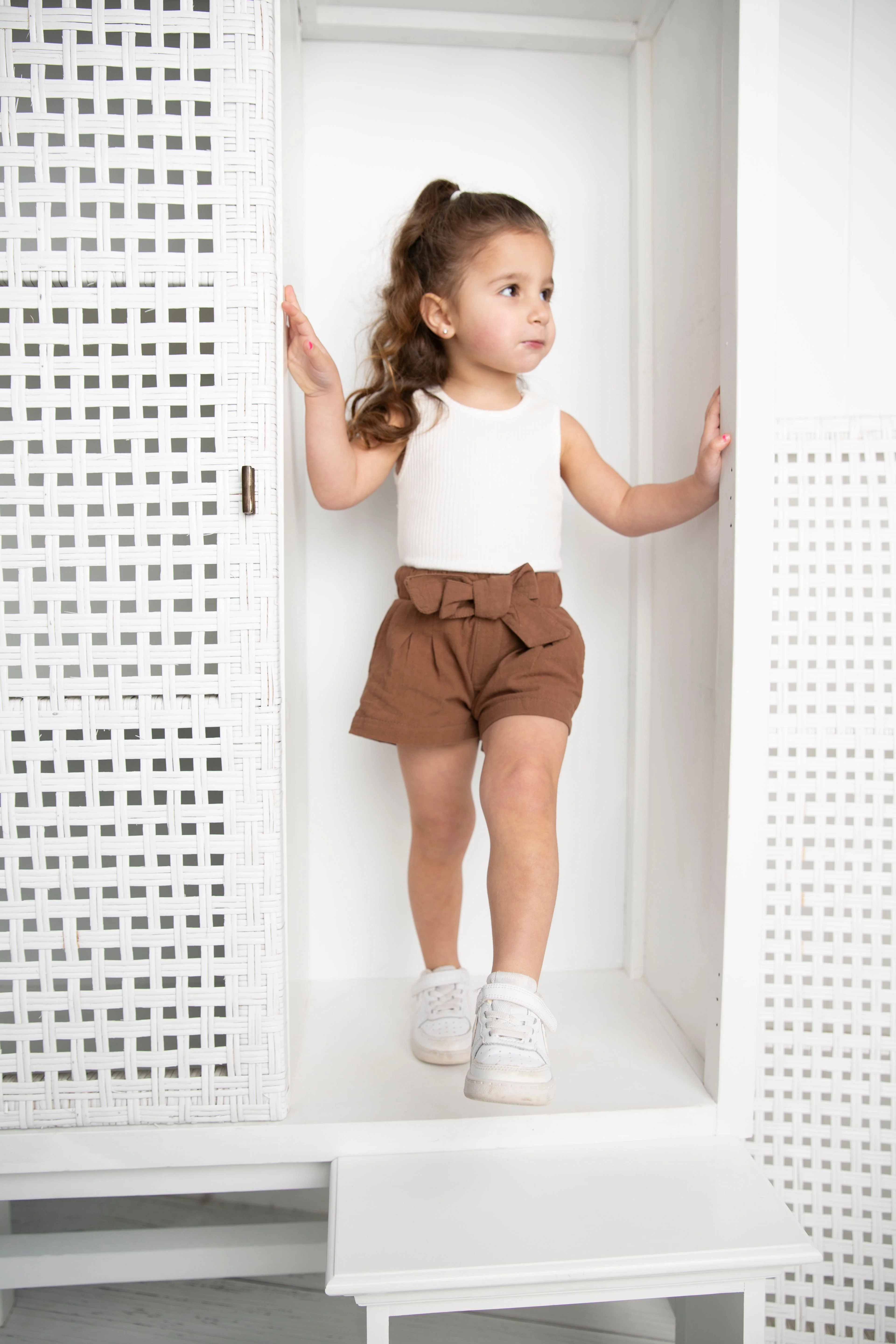 Skylar Bow Short - Mocha - Image 3