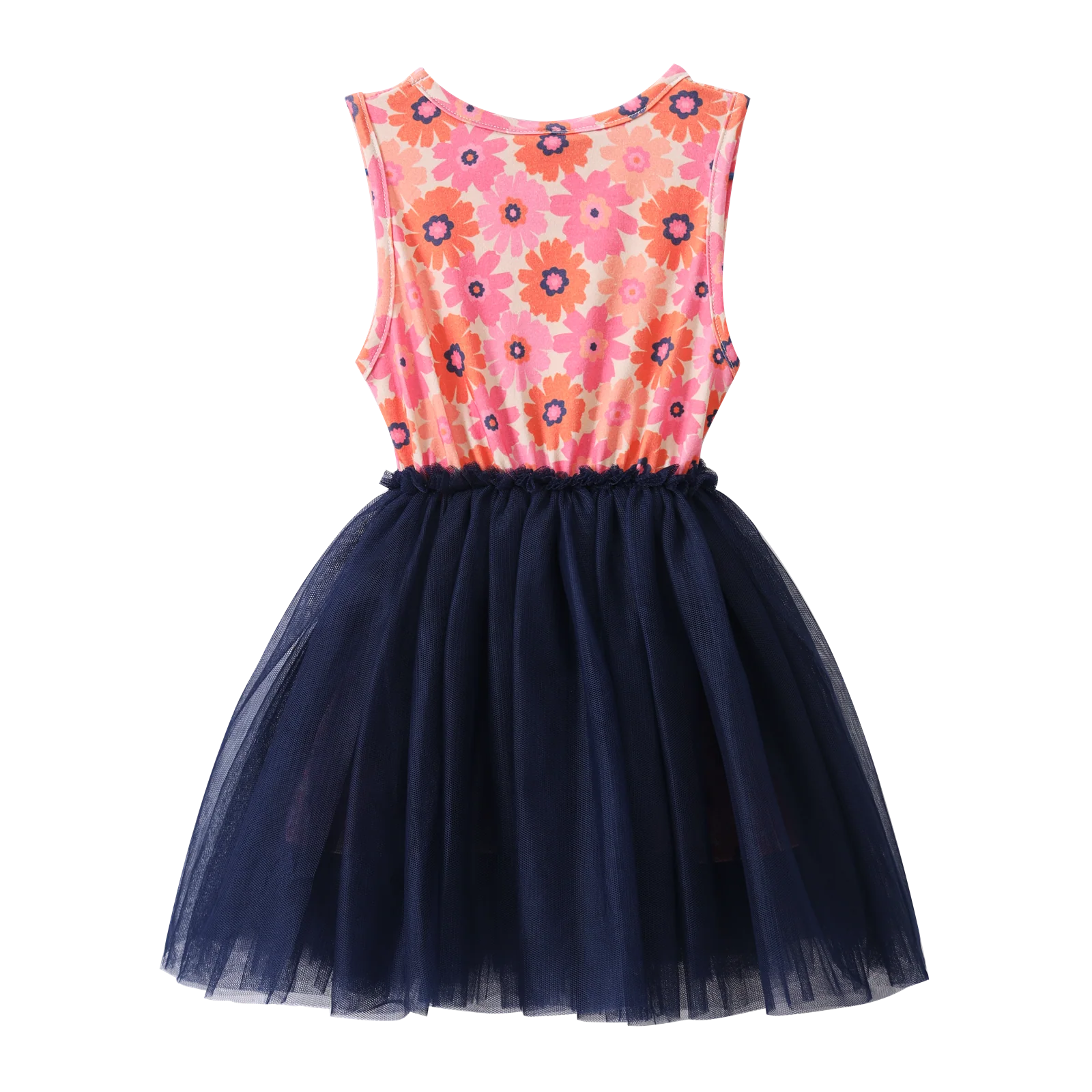 Summer Flower Straight Tutu - Navy - Image 8