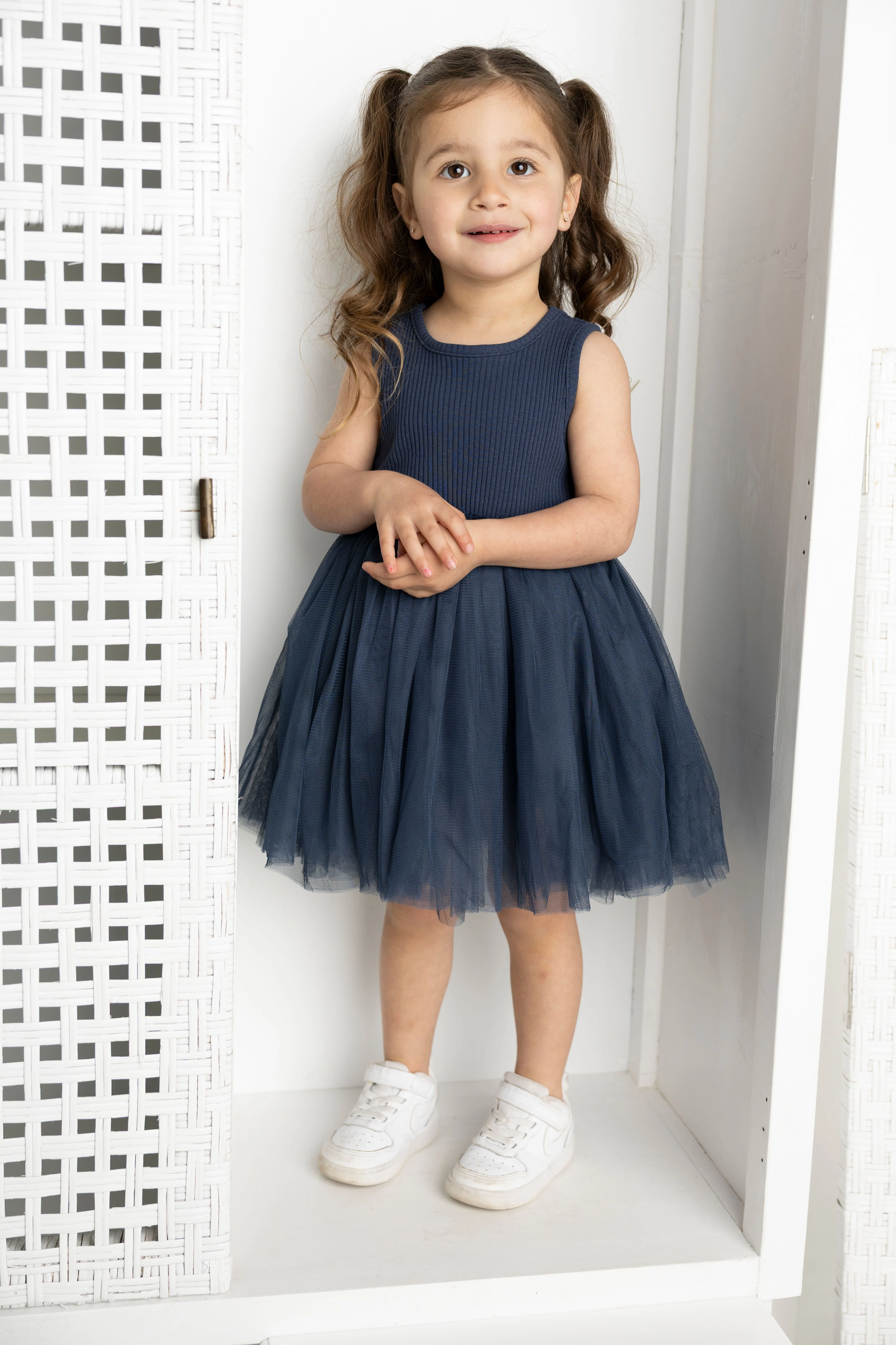 Summer Rib Straight Tutu - Navy - Image 2