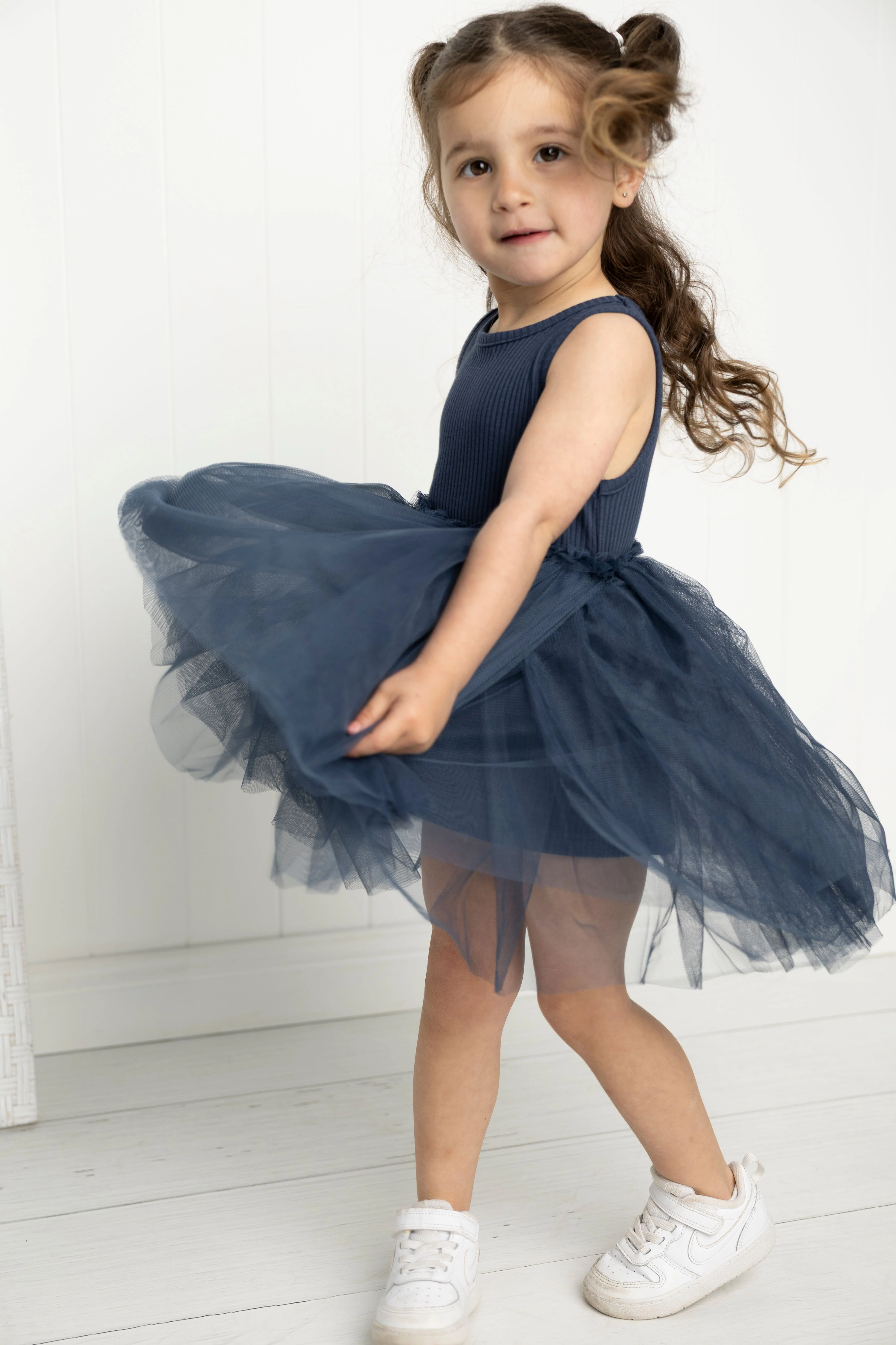 Summer Rib Straight Tutu - Navy - Image 3