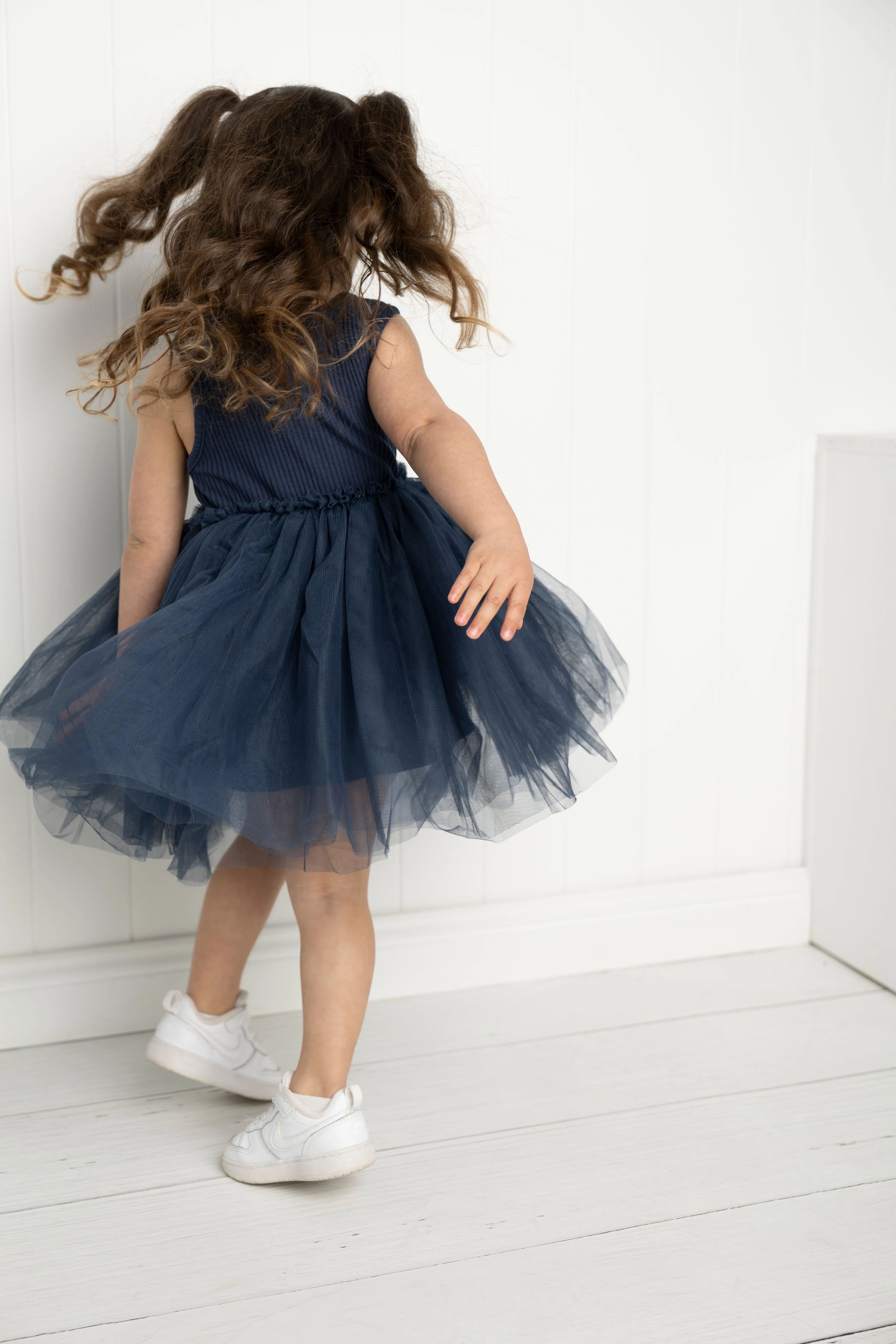 Summer Rib Straight Tutu - Navy - Image 4