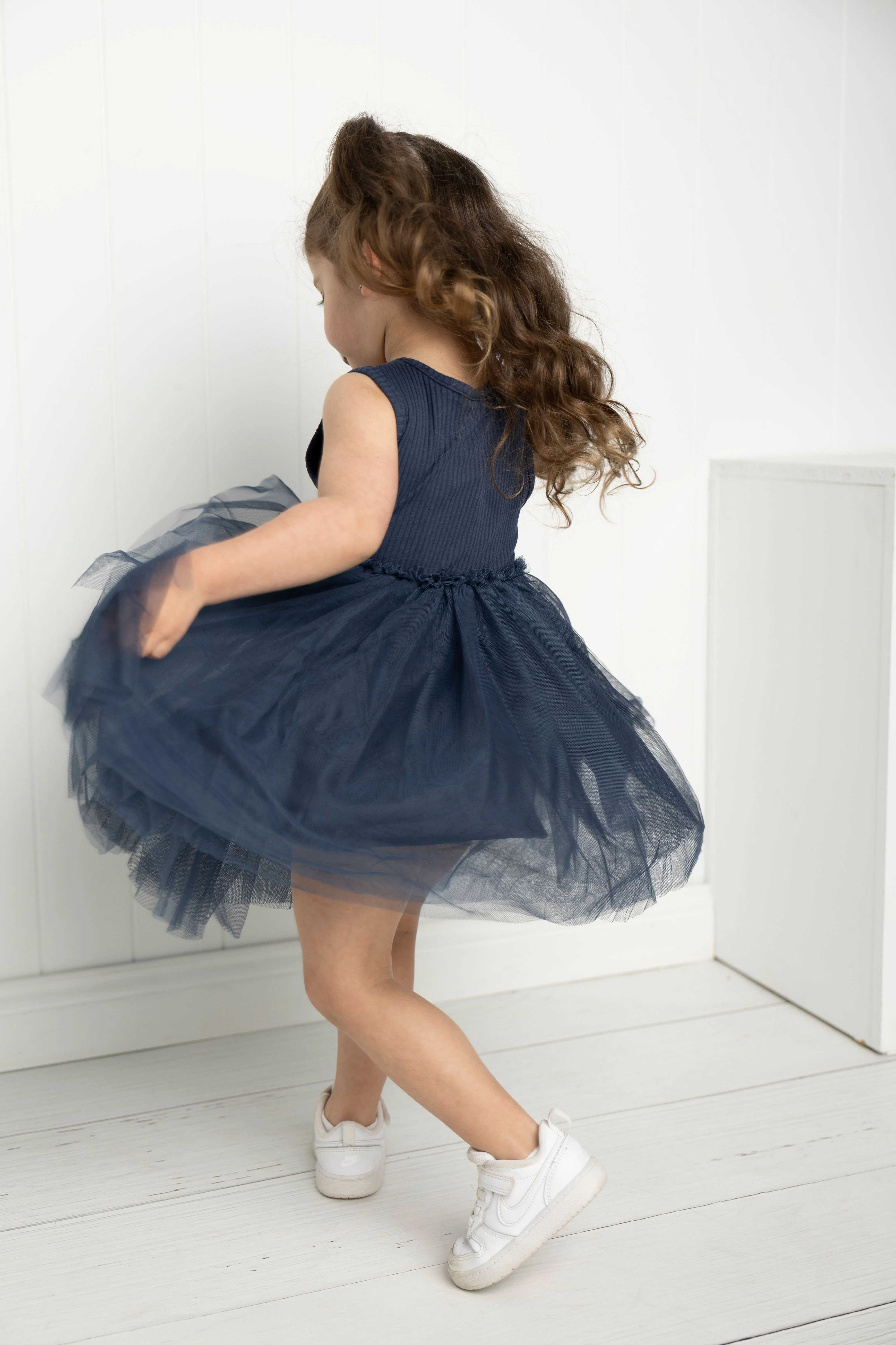 Summer Rib Straight Tutu - Navy - Image 5