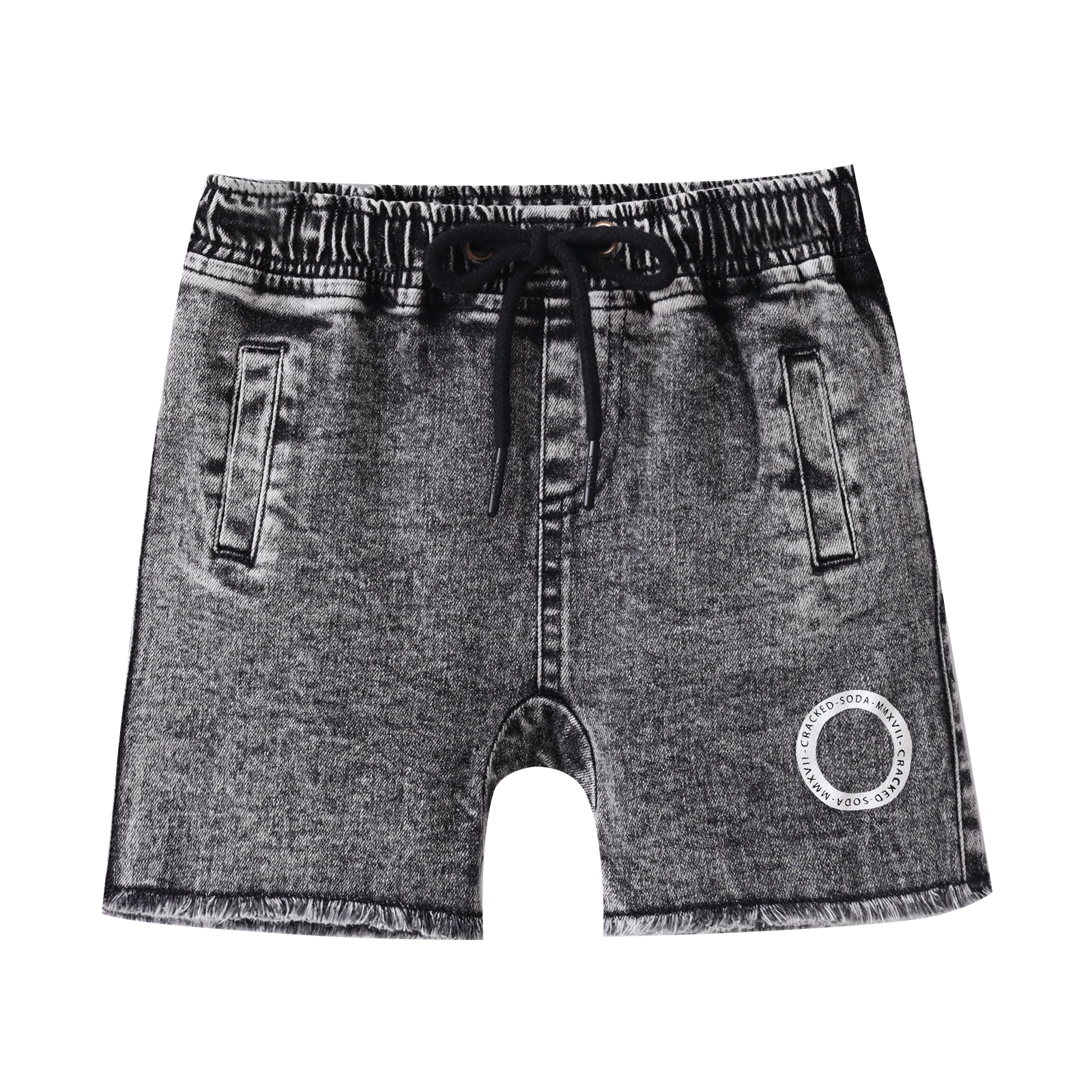 Taj Denim Shorts - Ash - Image 3