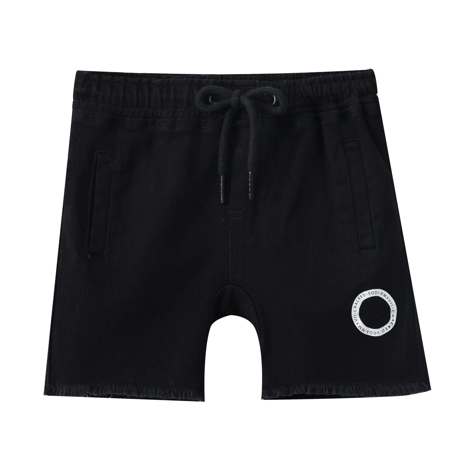 Taj Denim Shorts - Black - Image 3