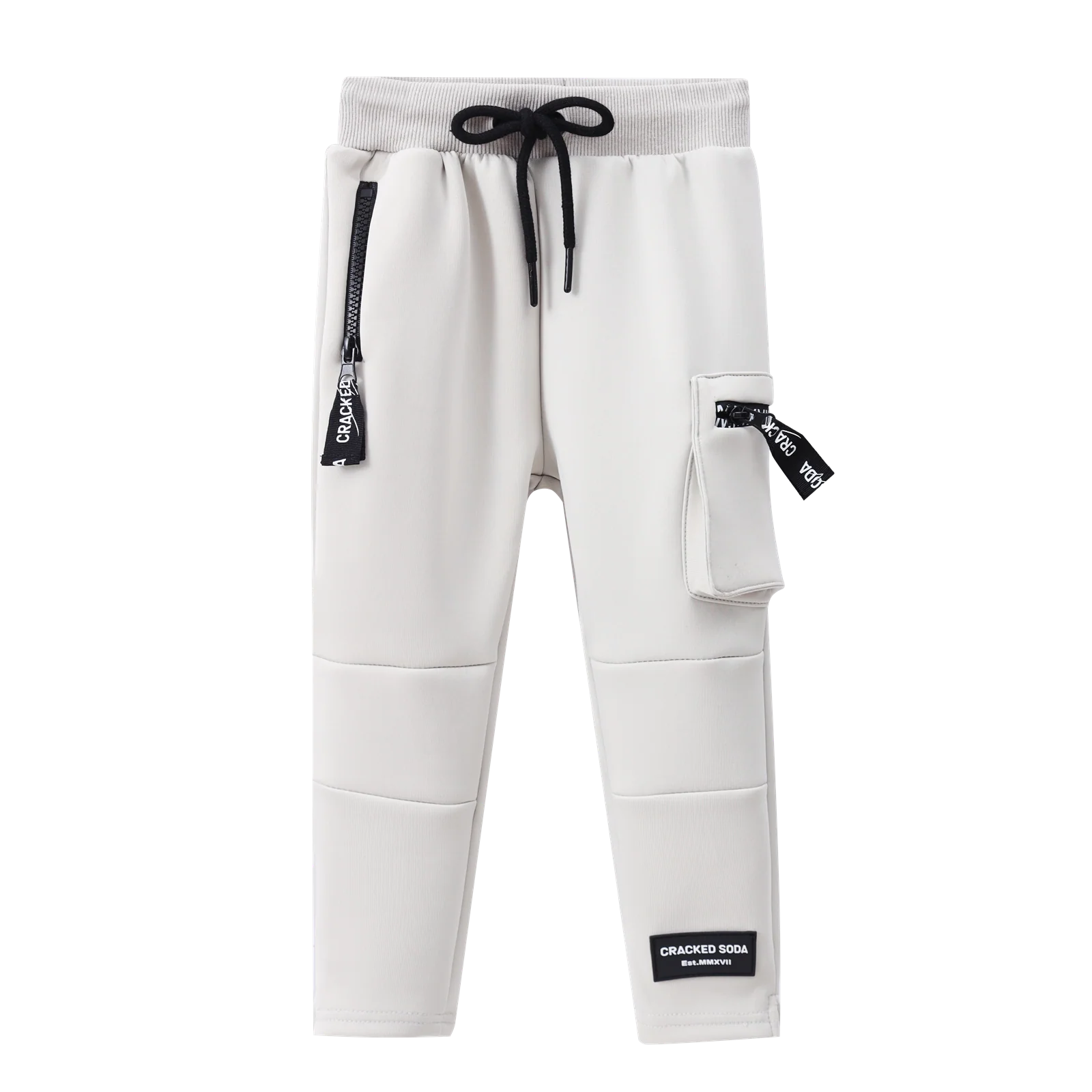 Tate Detailed Pocket Trackpants - Oat - Image 3