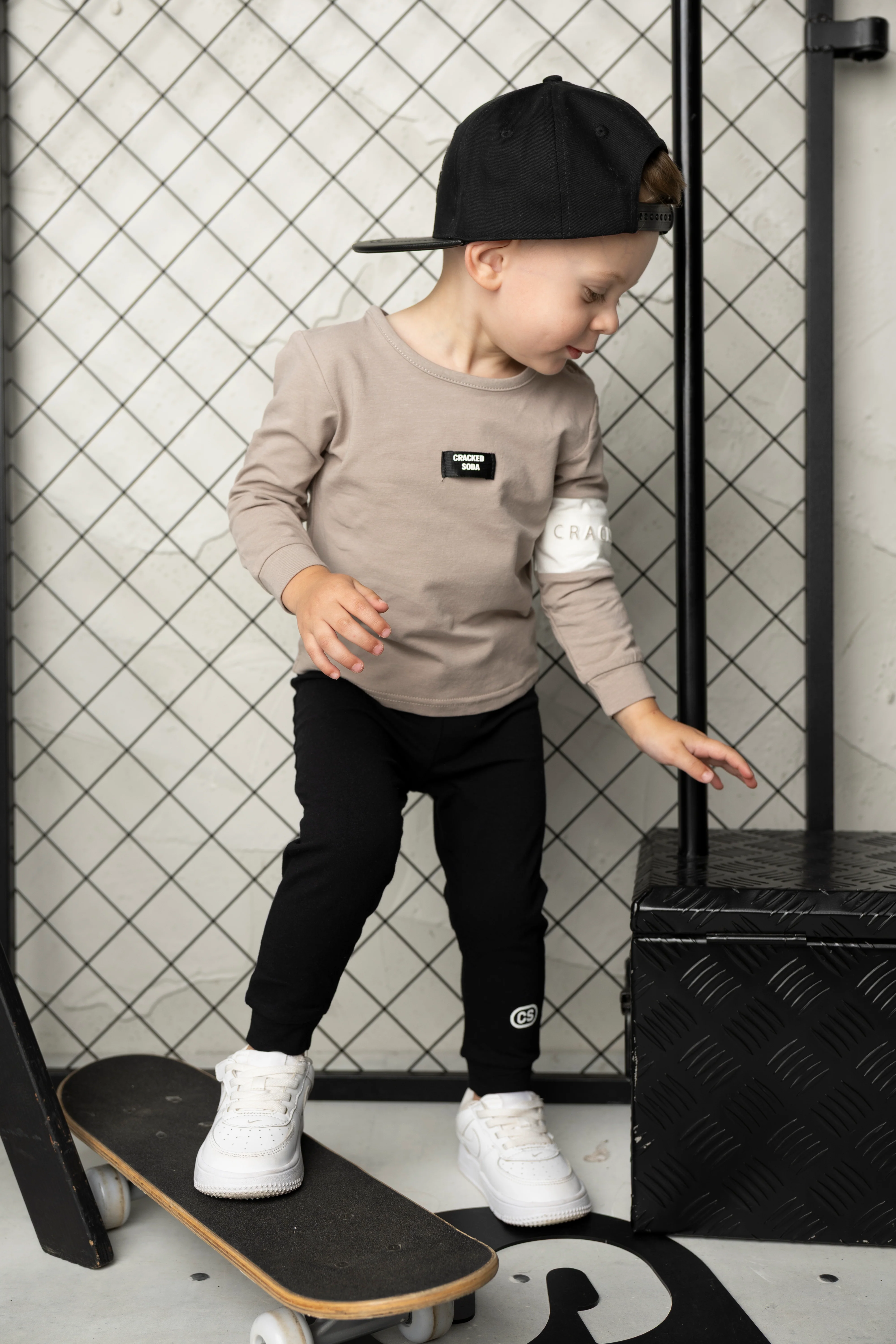 Theodore 2Pce Tee & Legging Set - Truffle